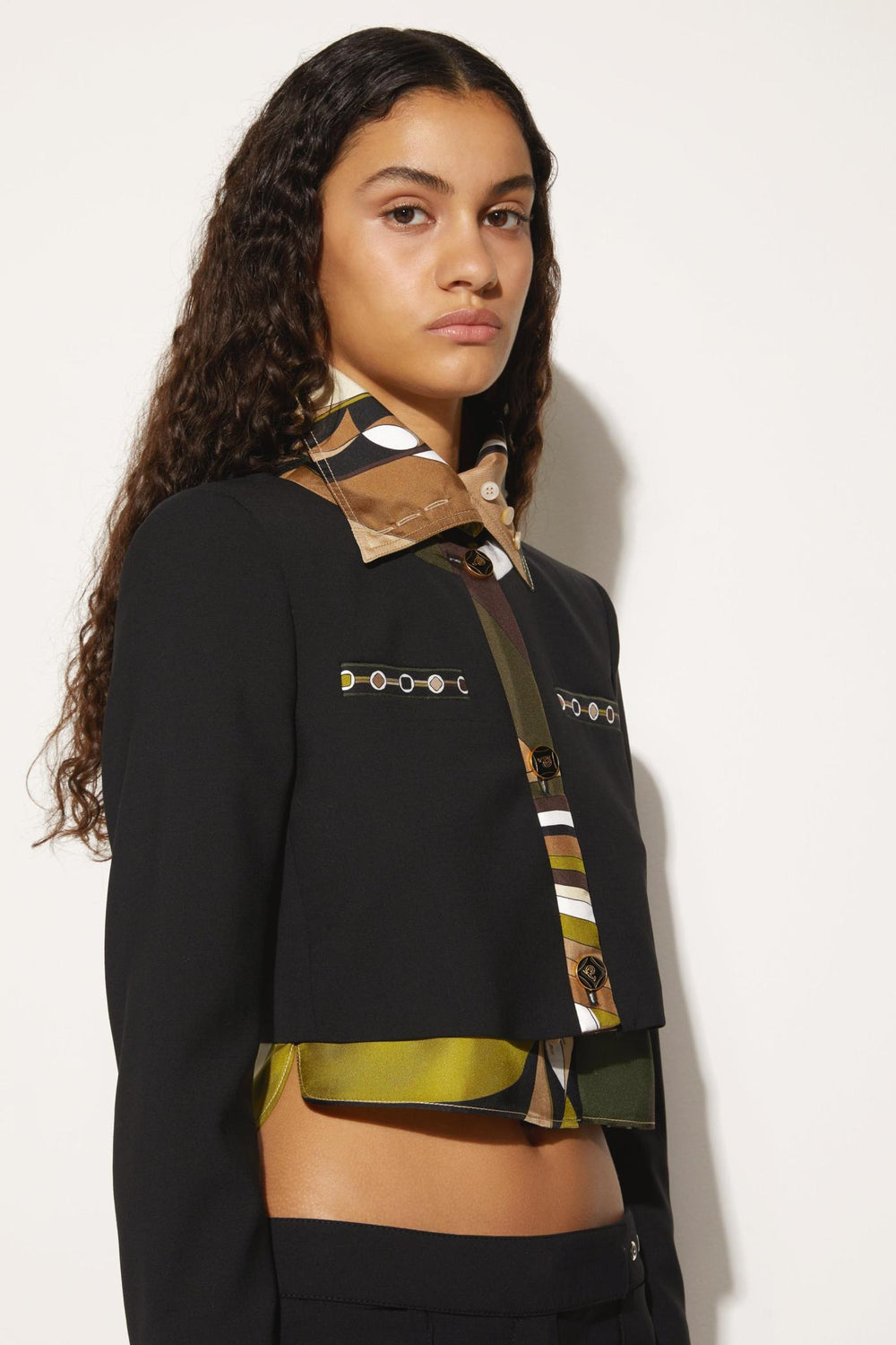 PUCCI Jackets | Women Vivara-Print Cropped Jacket