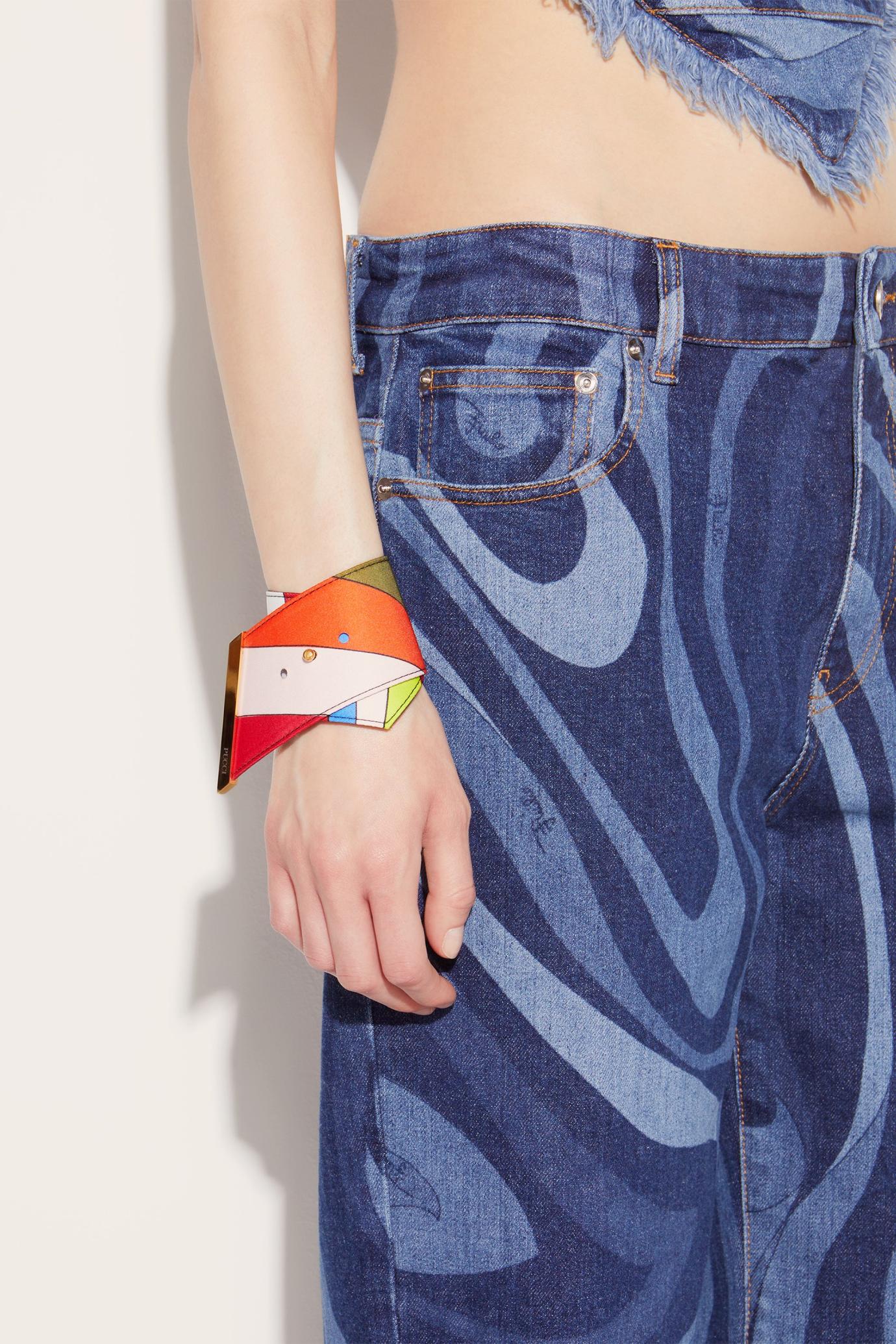 PUCCI Jewellery | Women Iride-Print Foulard Bracelet