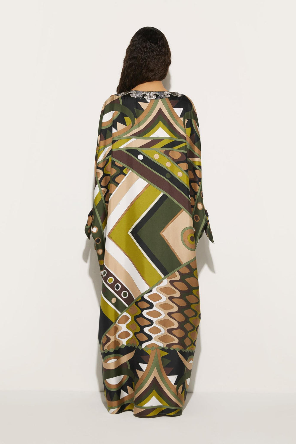PUCCI Kaftans | Women Beaded Vivara-Print Kaftan