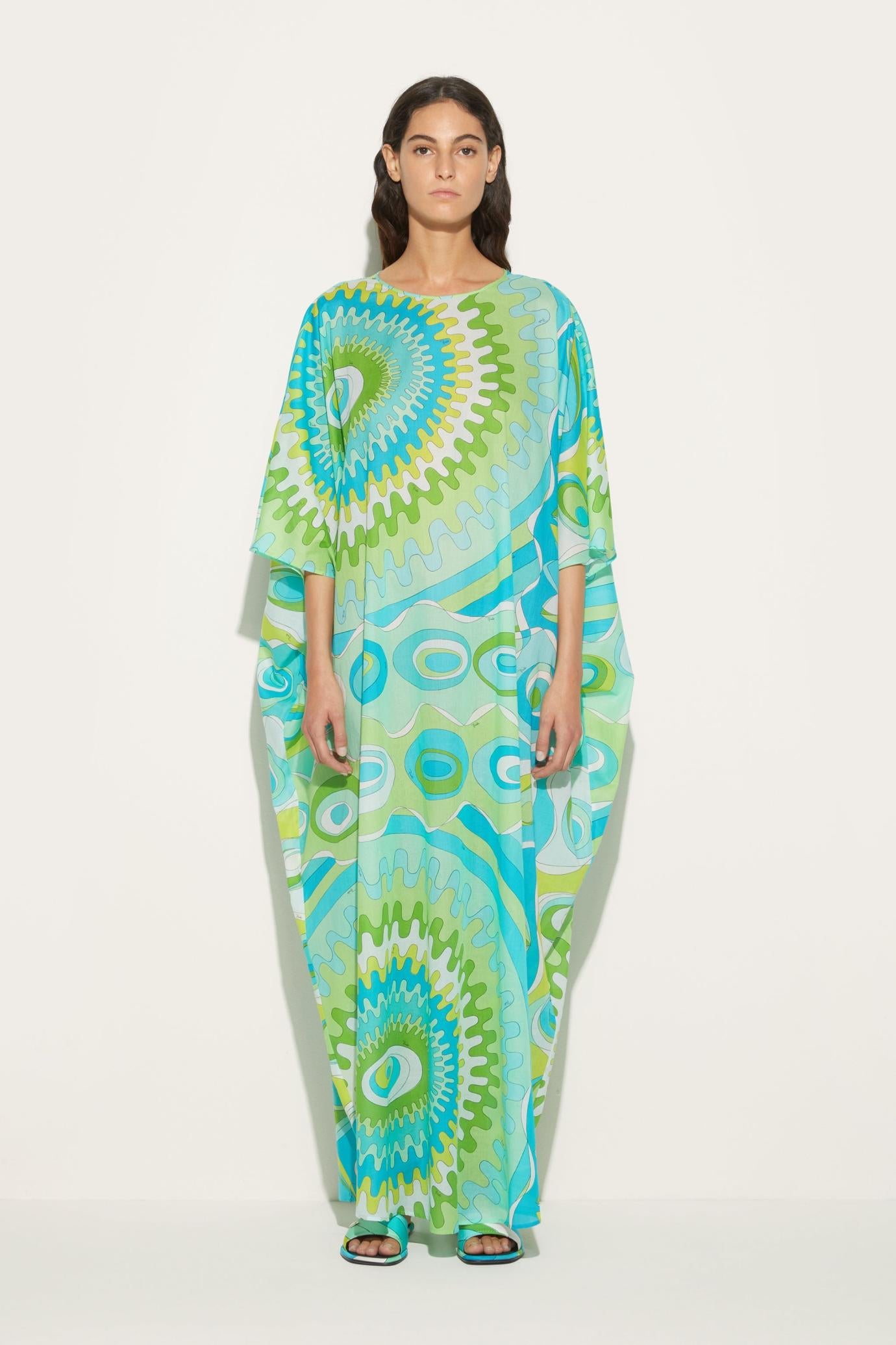 PUCCI Kaftans | Women Bersaglio-Print Cotton Kaftan
