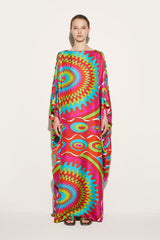 PUCCI Kaftans | Women Bersaglio-Print Silk-Twill Kaftan