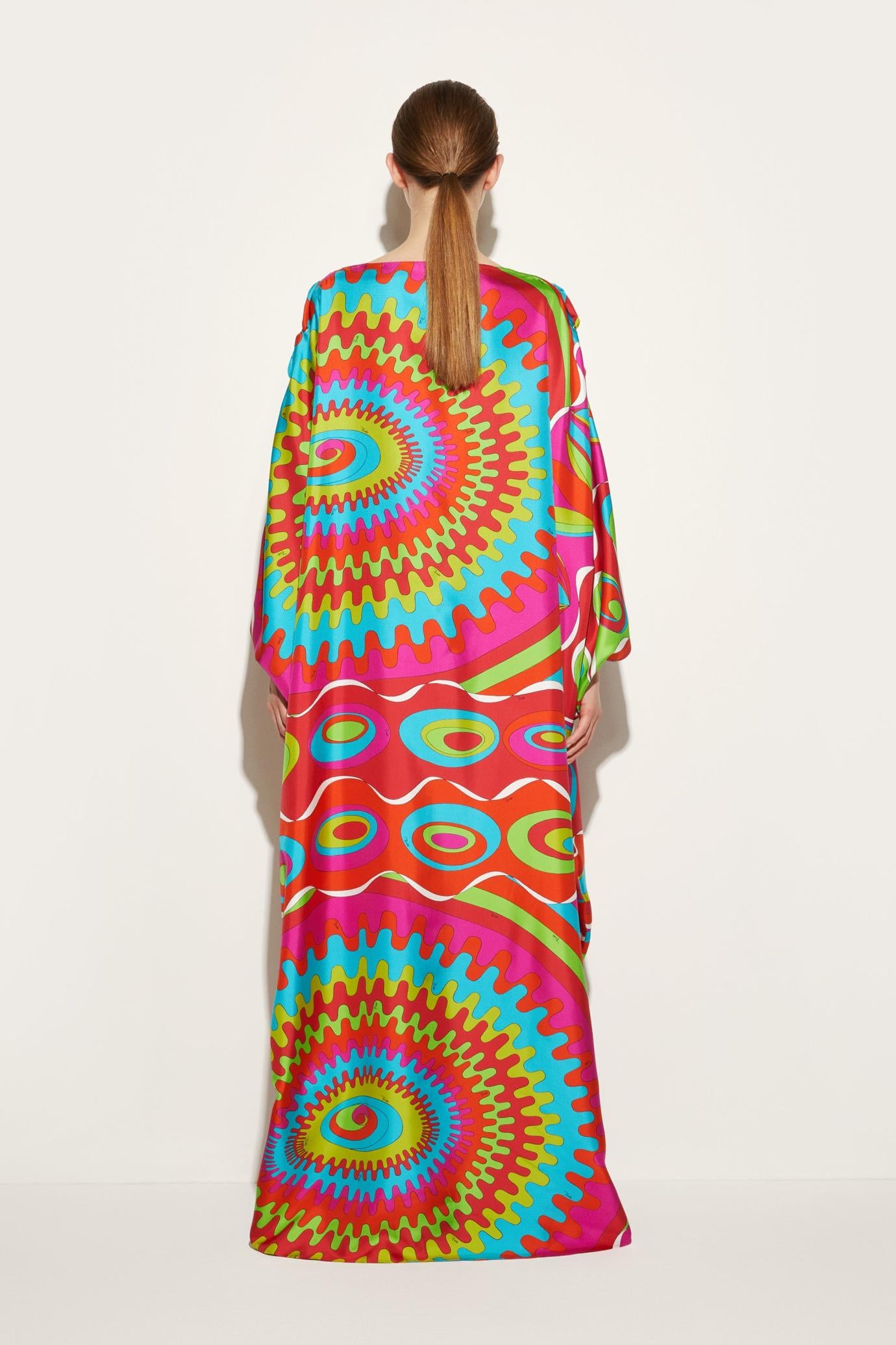 PUCCI Kaftans | Women Bersaglio-Print Silk-Twill Kaftan