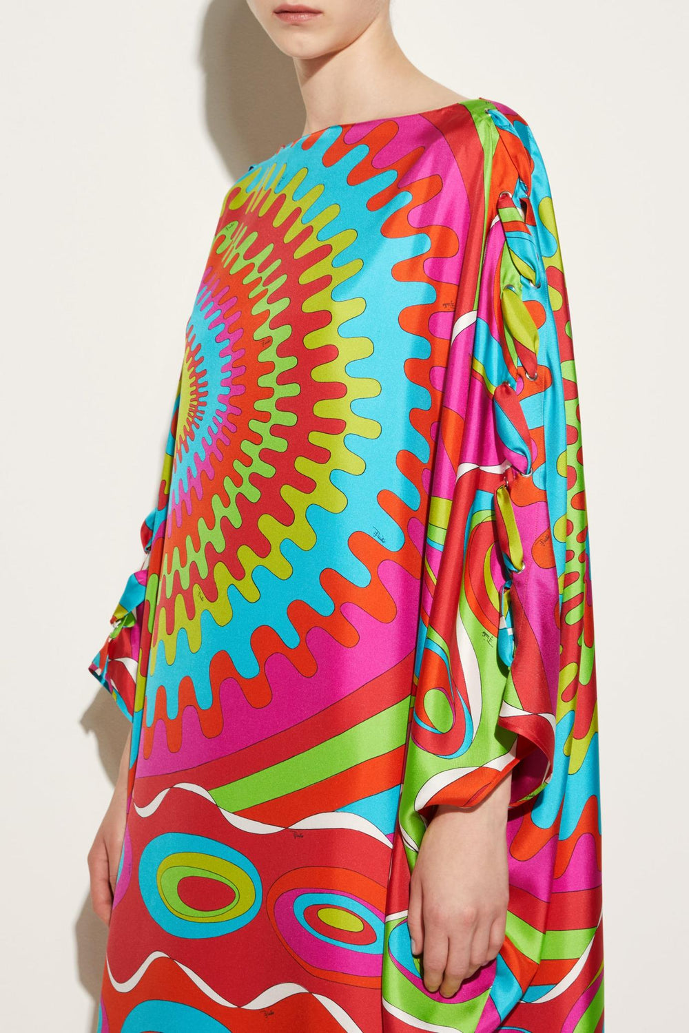 PUCCI Kaftans | Women Bersaglio-Print Silk-Twill Kaftan