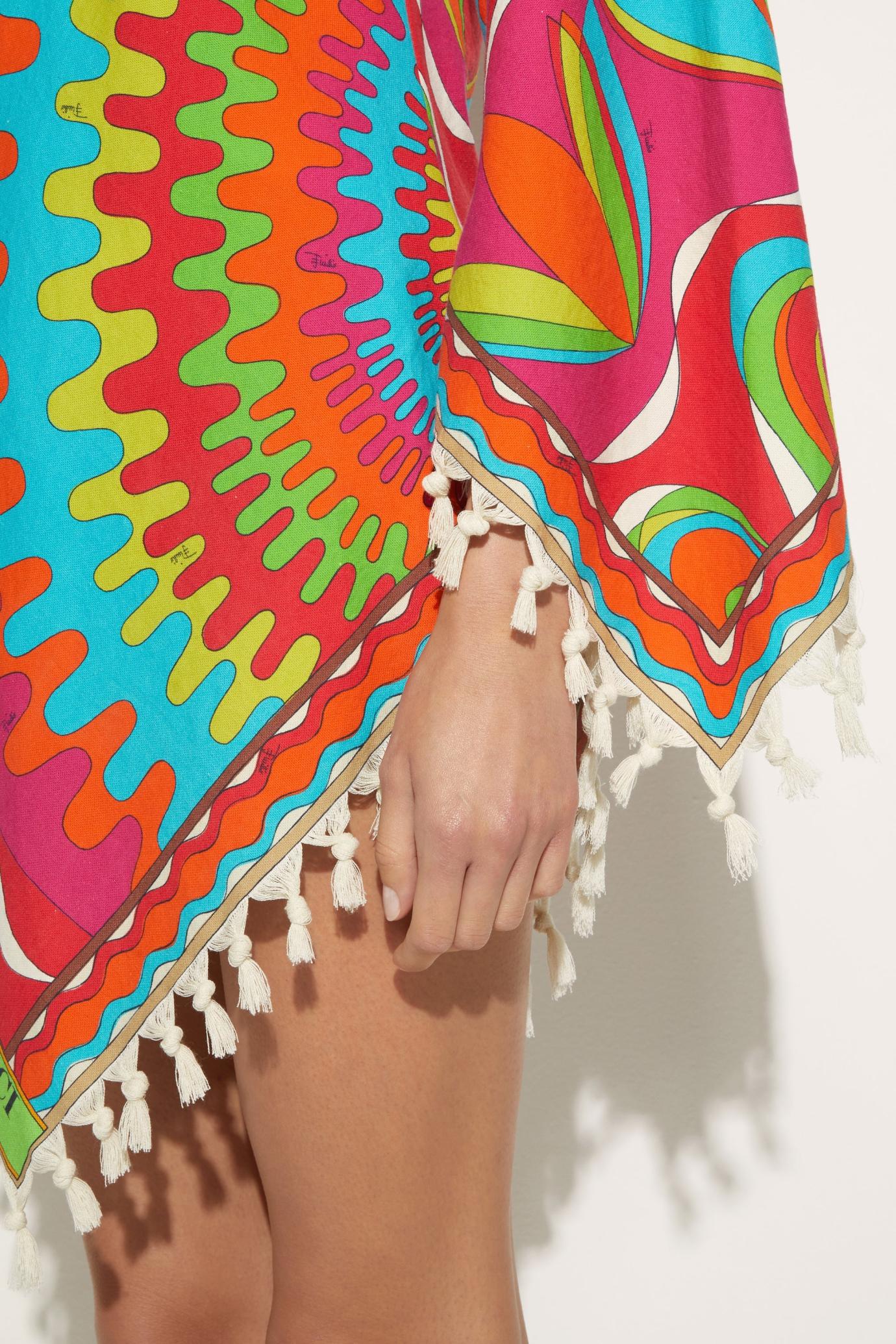 PUCCI Kaftans | Women Bersaglio-Print Tassel-Trim Kaftan