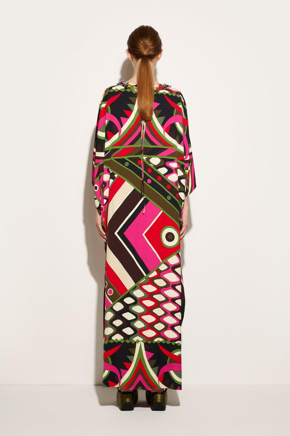 PUCCI Kaftans | Women Embellished Vivara-Print Kaftan