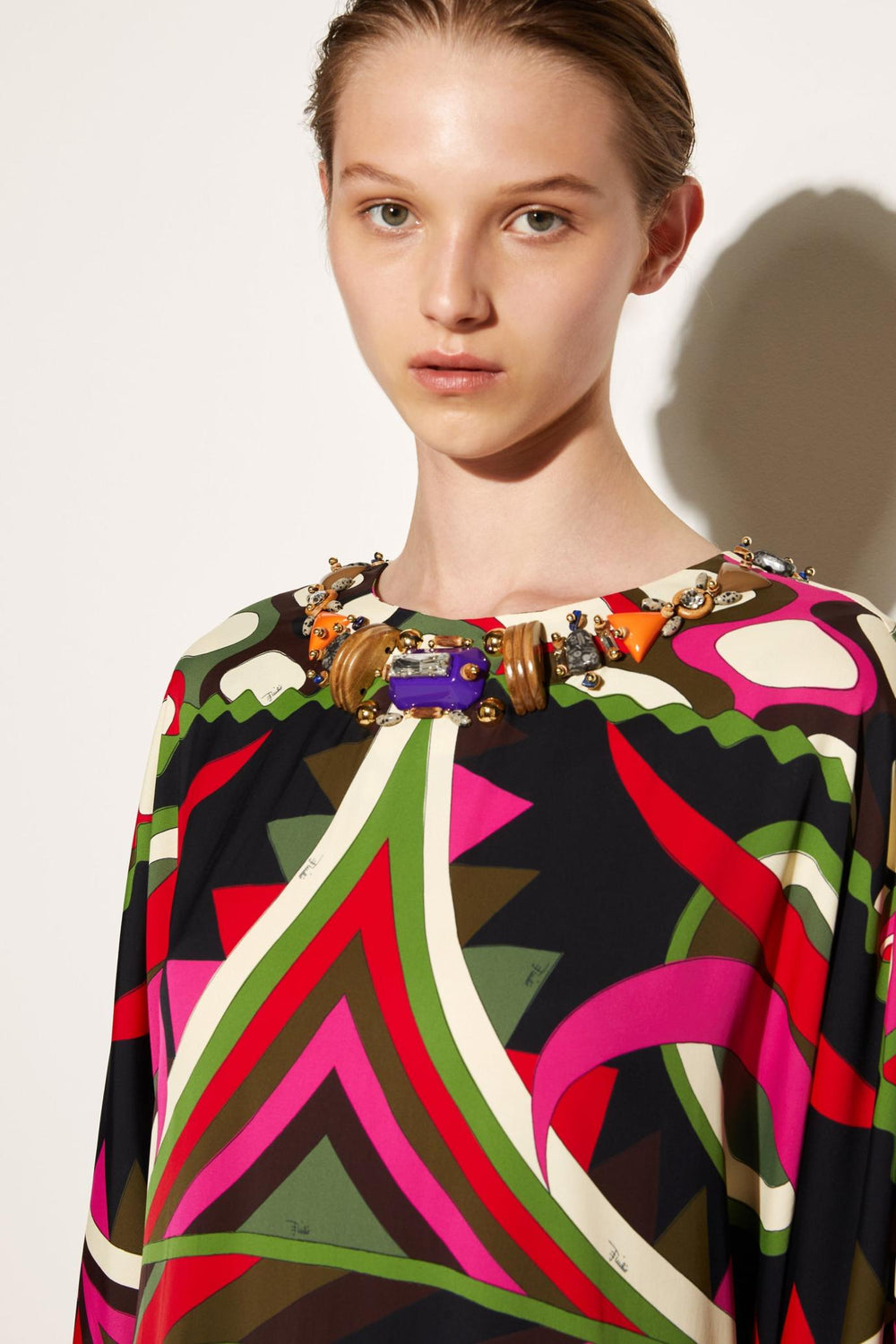 PUCCI Kaftans | Women Embellished Vivara-Print Kaftan