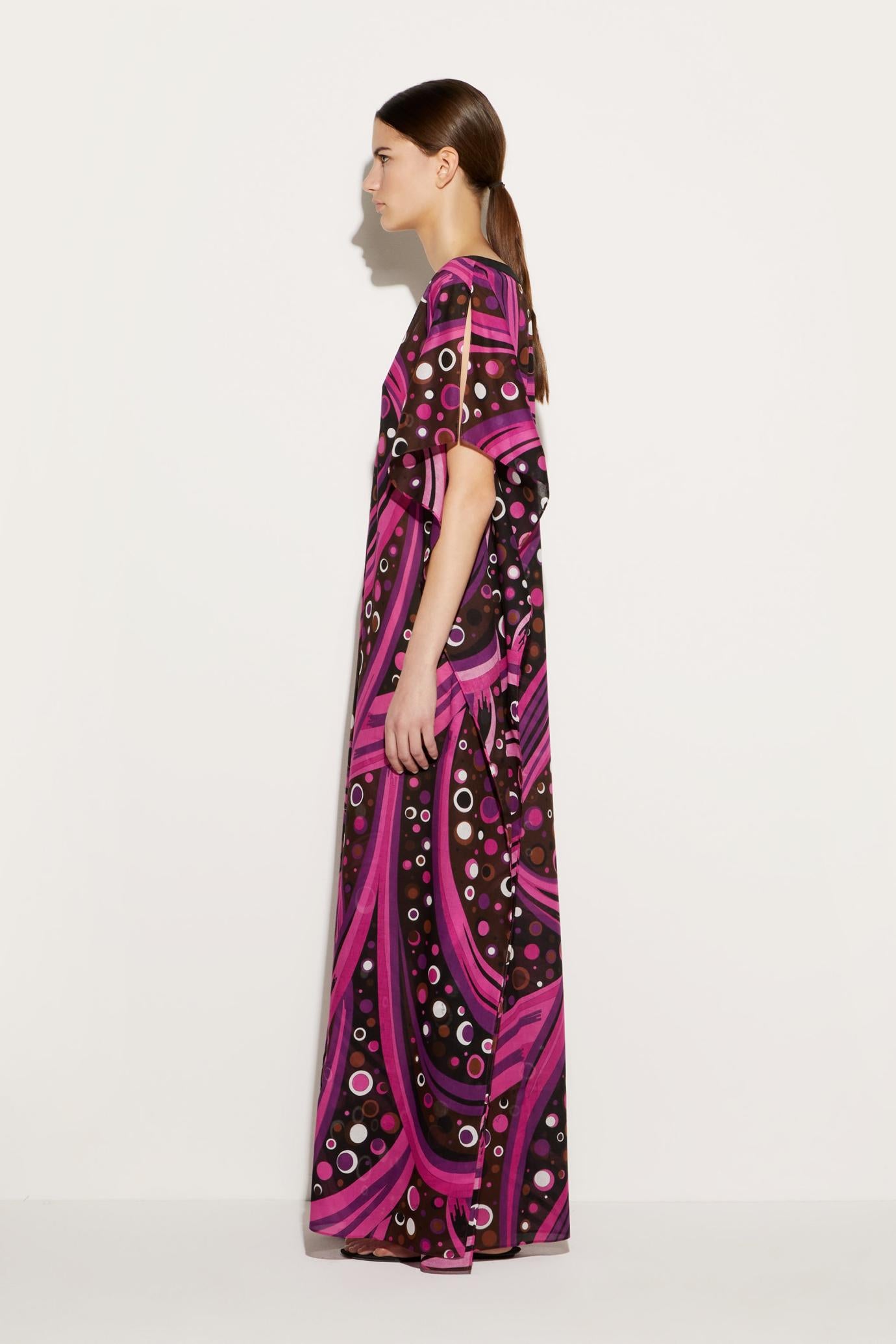 PUCCI Kaftans | Women Fontane-Print Belted Cotton Kaftan