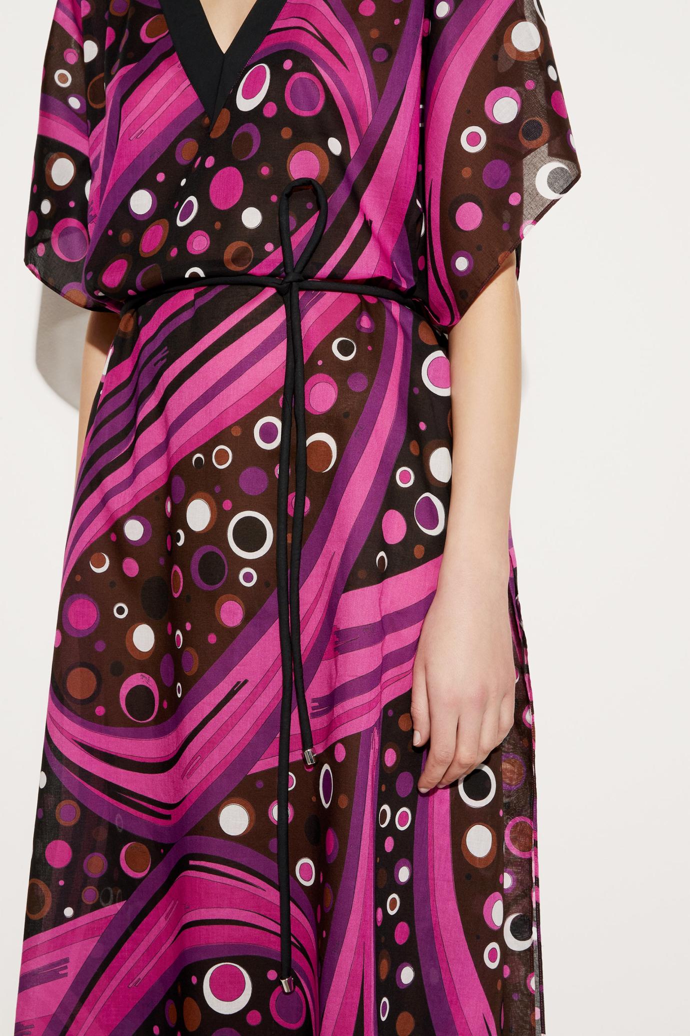 PUCCI Kaftans | Women Fontane-Print Belted Cotton Kaftan