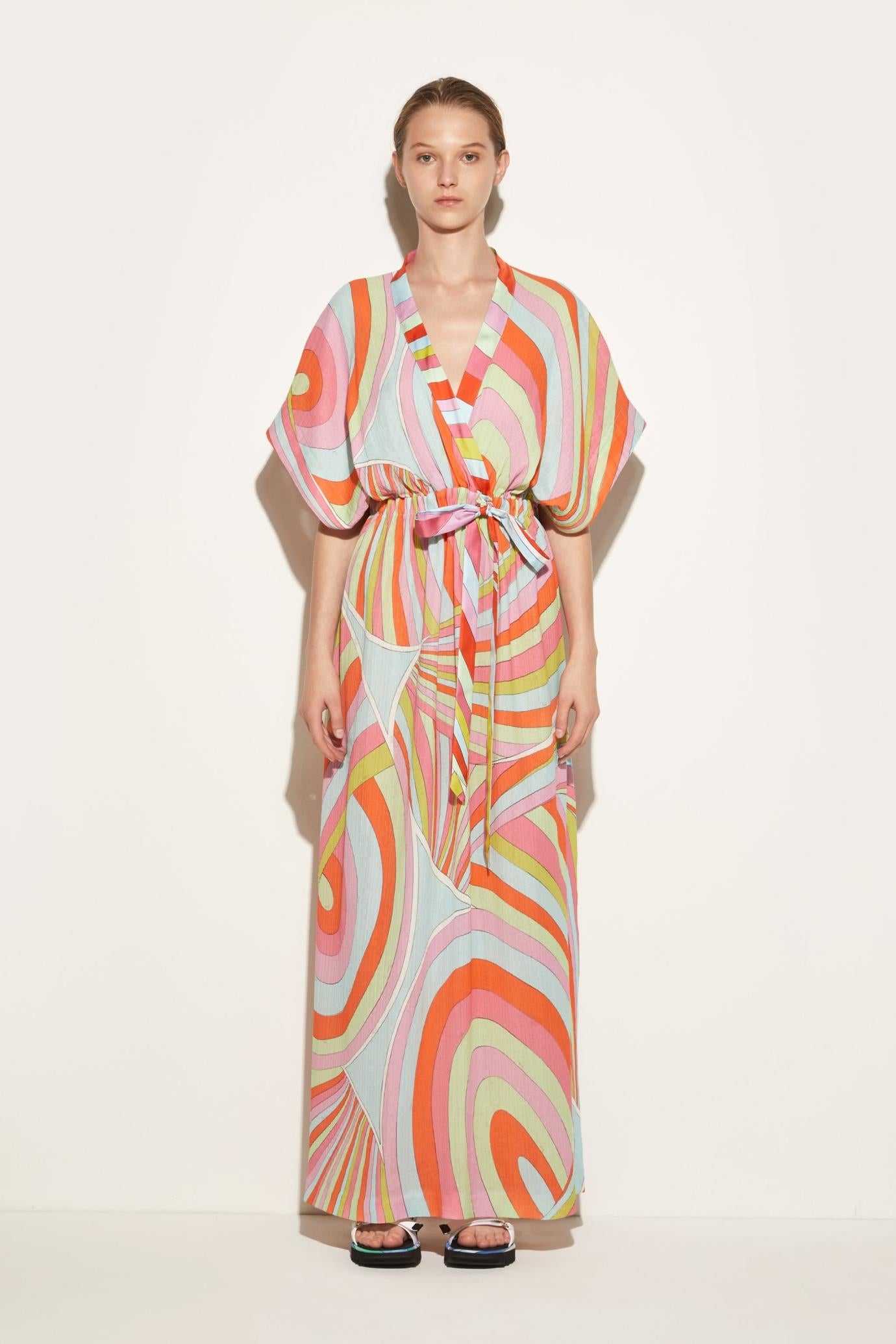 PUCCI Kaftans | Women Iride-Print Cotton Kaftan