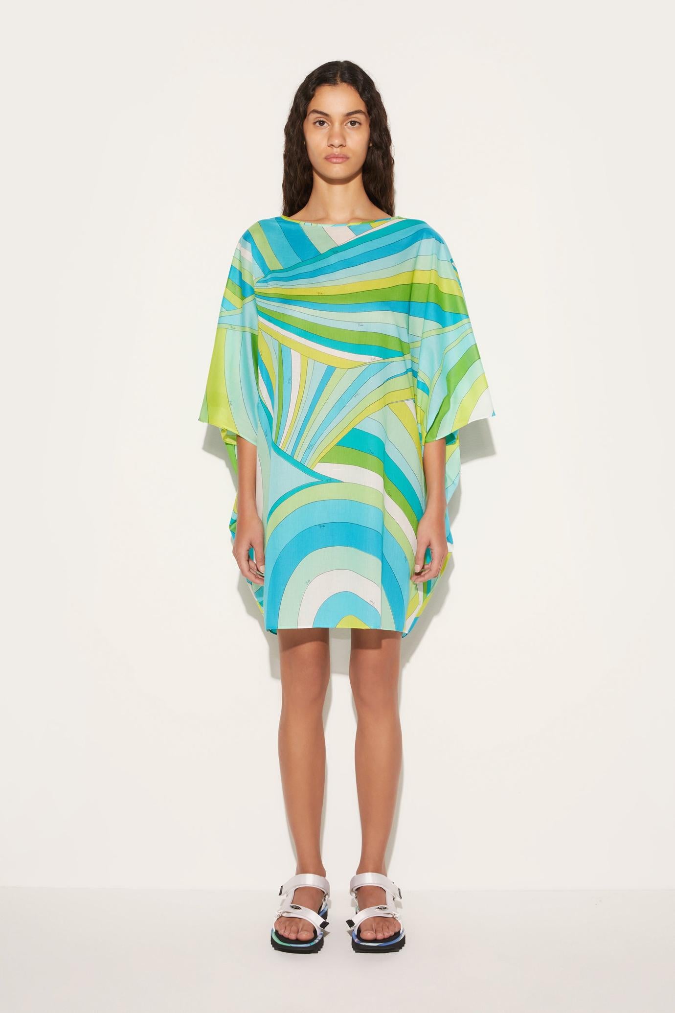 PUCCI Kaftans | Women Iride-Print Cotton Kaftan