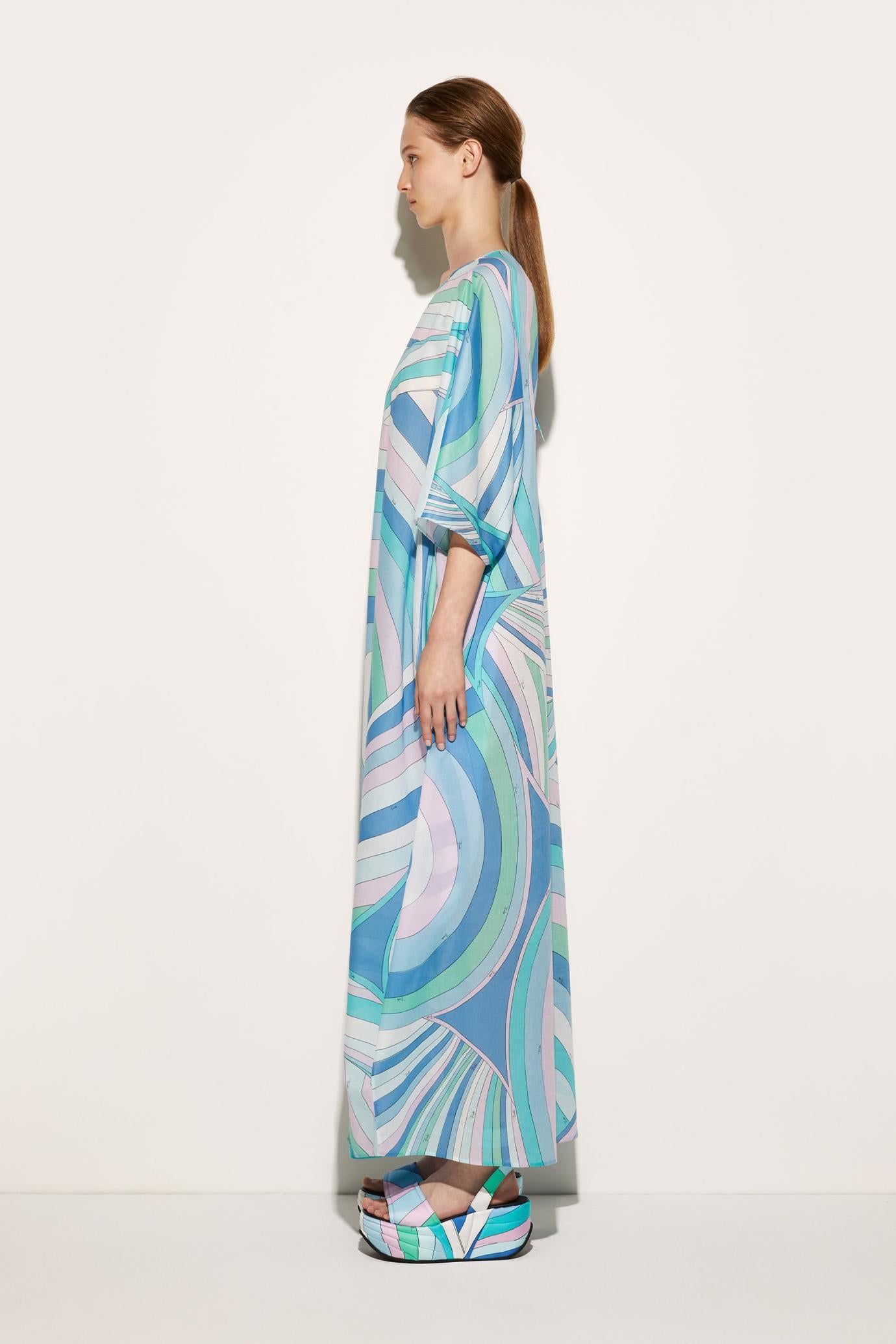 PUCCI Kaftans | Women Iride-Print Cotton Kaftan