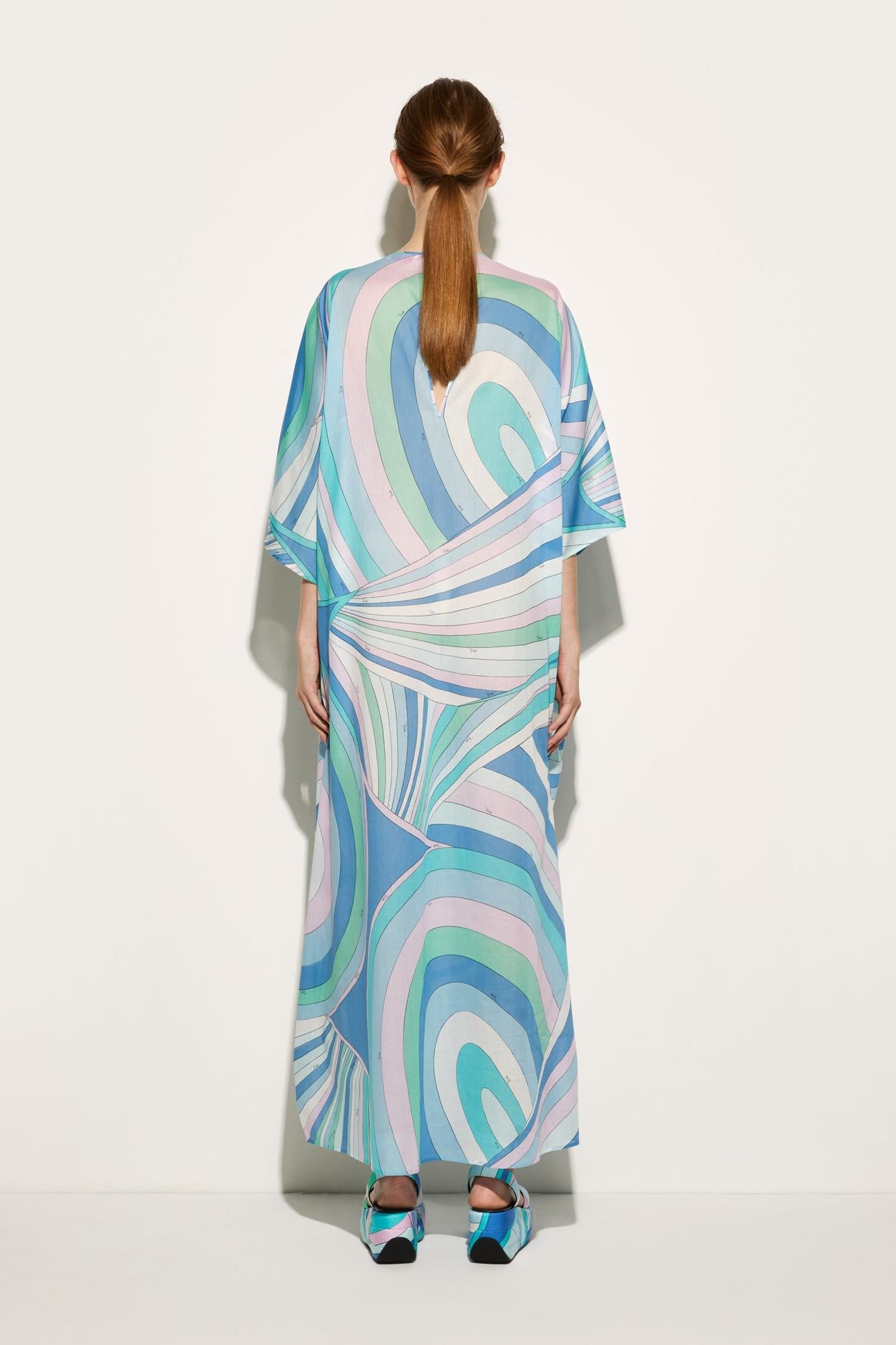 PUCCI Kaftans | Women Iride-Print Cotton Kaftan