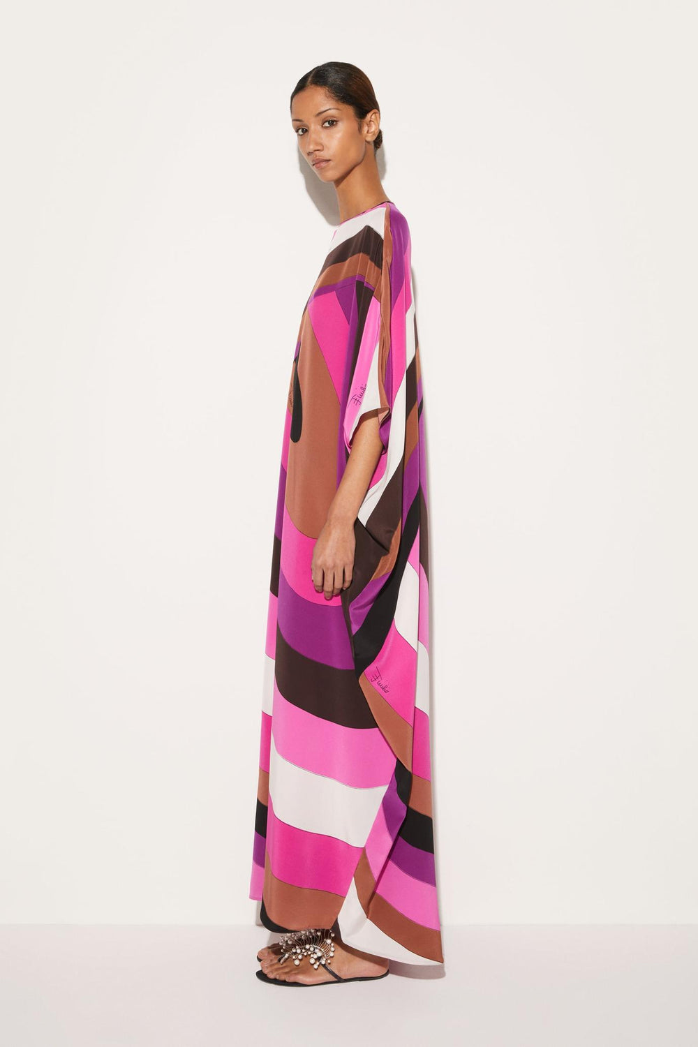 PUCCI Kaftans | Women Iride-Print Silk Kaftan
