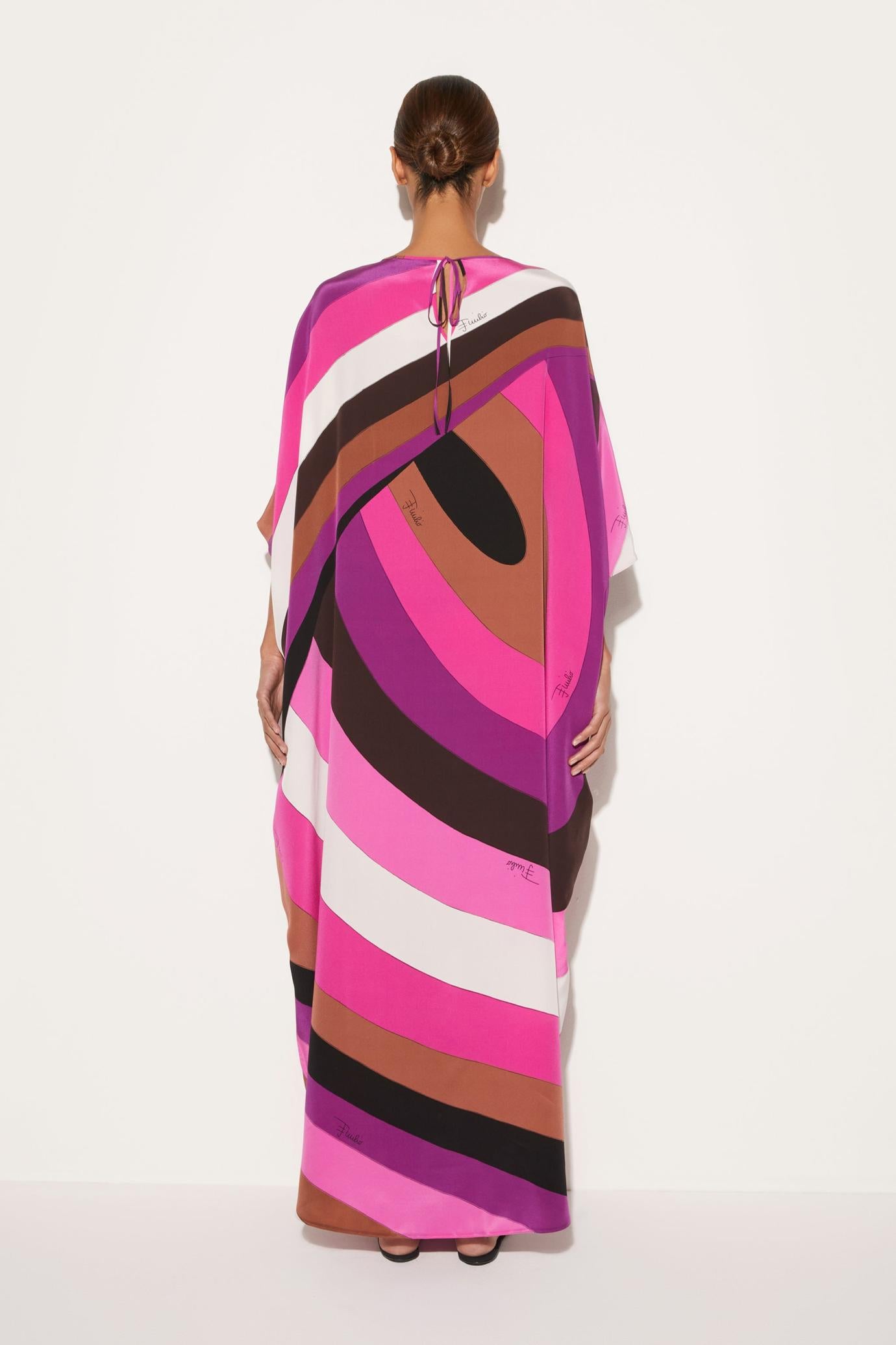 PUCCI Kaftans | Women Iride-Print Silk Kaftan