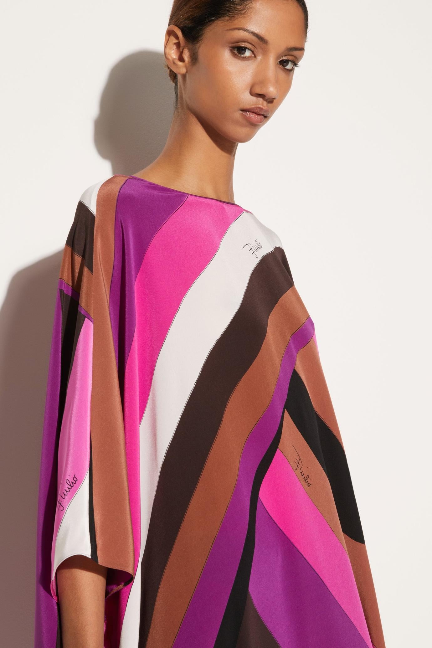 PUCCI Kaftans | Women Iride-Print Silk Kaftan