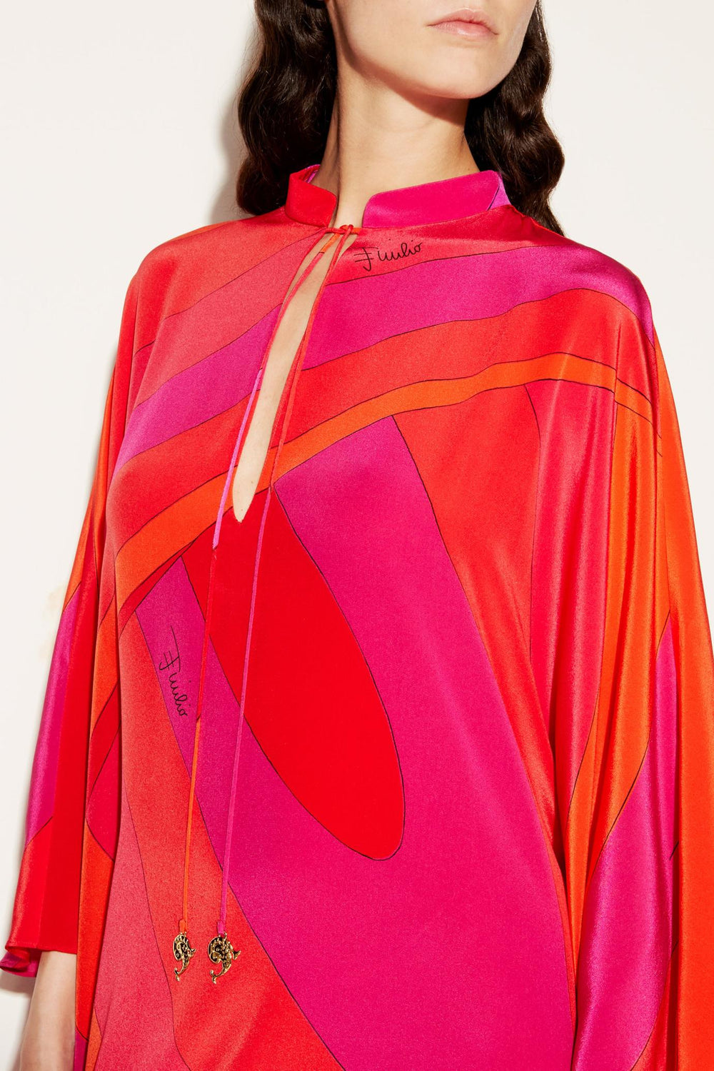 PUCCI Kaftans | Women Iride-Print Silk Kaftan