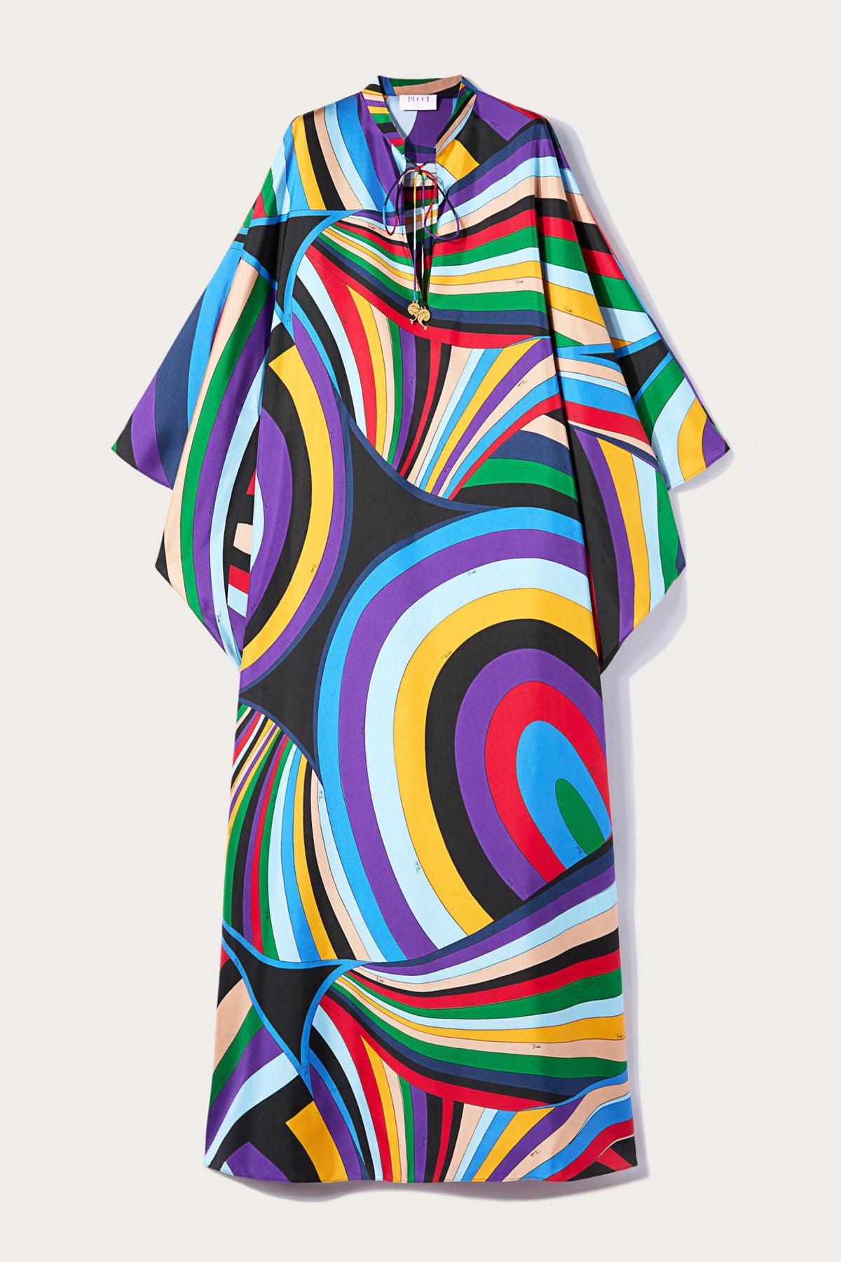 PUCCI Kaftans | Women Iride-Print Silk-Twill Kaftan