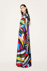 PUCCI Kaftans | Women Iride-Print Silk-Twill Kaftan