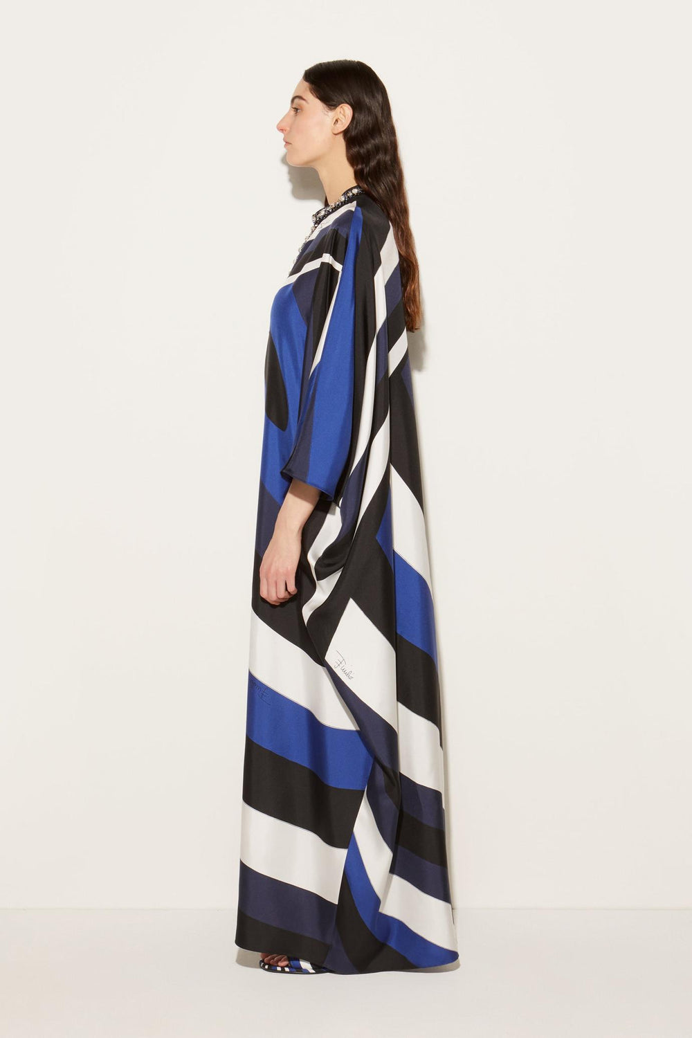 PUCCI Kaftans | Women Iride-Print Silk-Twill Kaftan