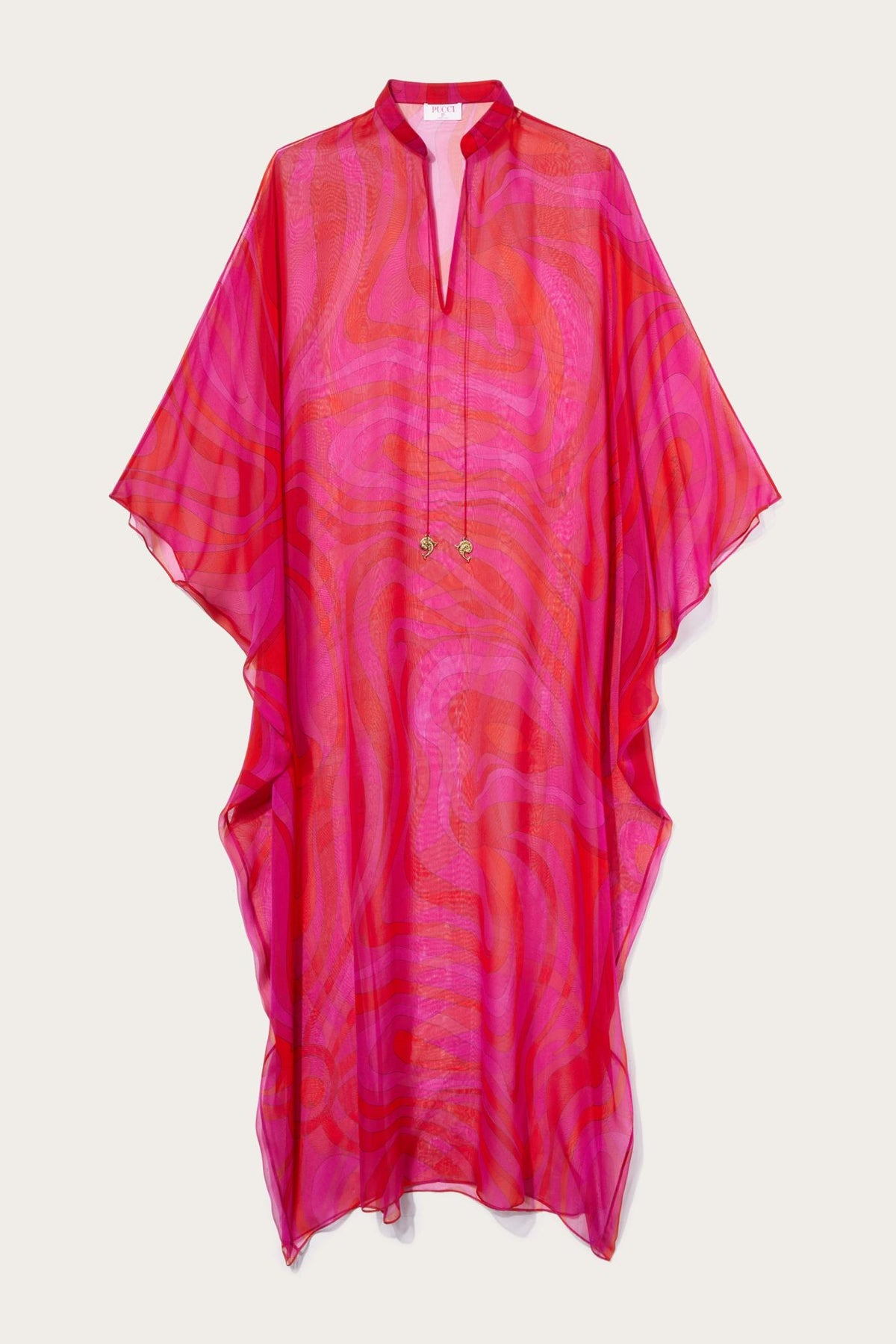 PUCCI Kaftans | Women Marmo-Print Silk Kaftan