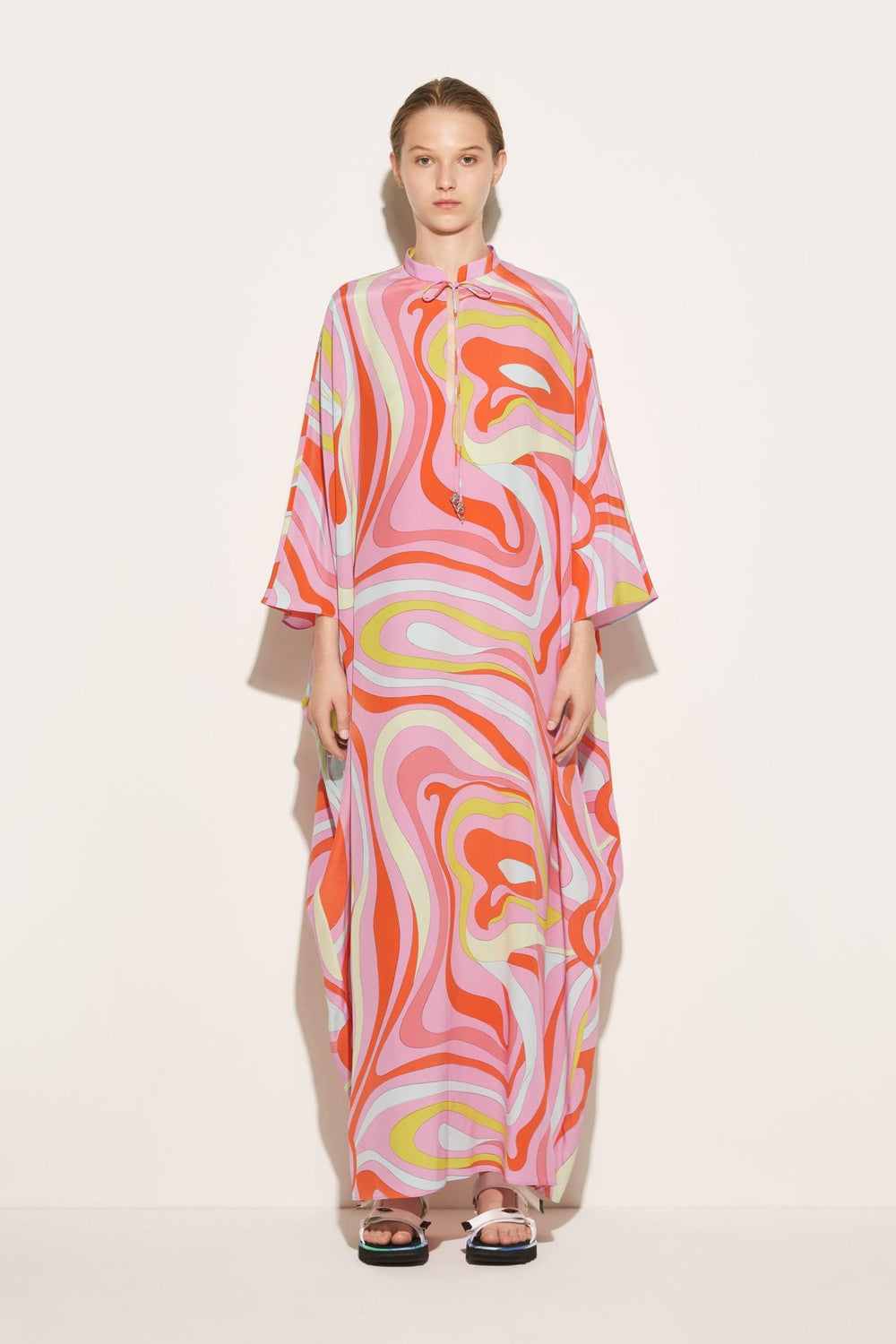 PUCCI Kaftans | Women Marmo-Print Silk Kaftan