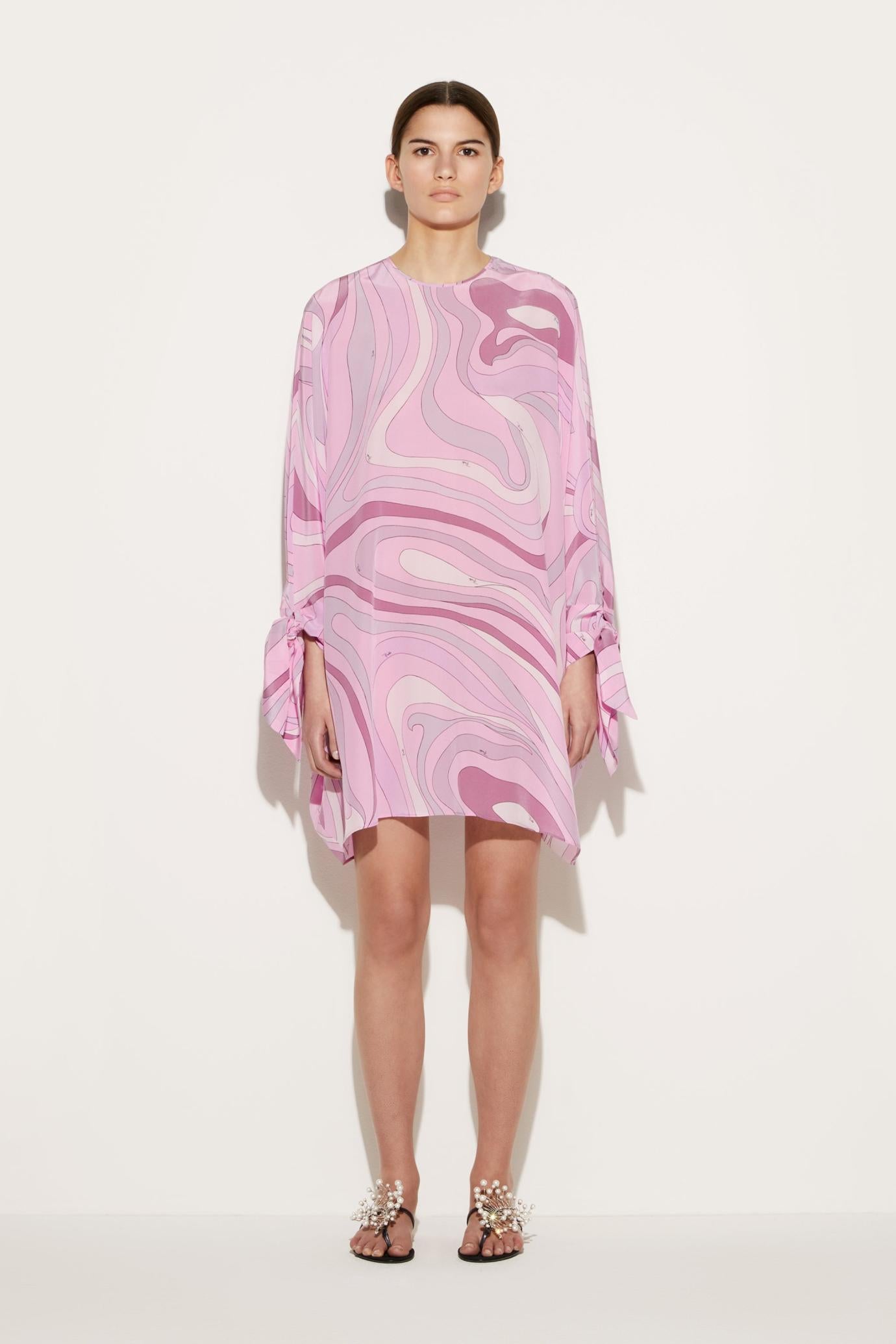 PUCCI Kaftans | Women Marmo-Print Silk Kaftan