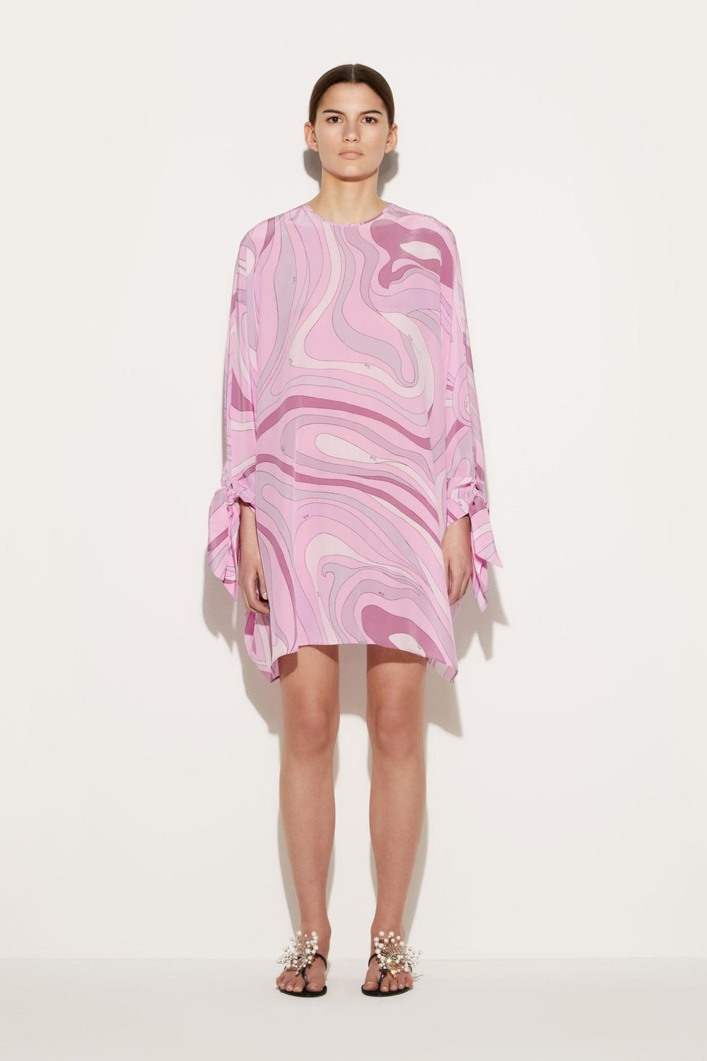 PUCCI Kaftans | Women Marmo-Print Silk Kaftan