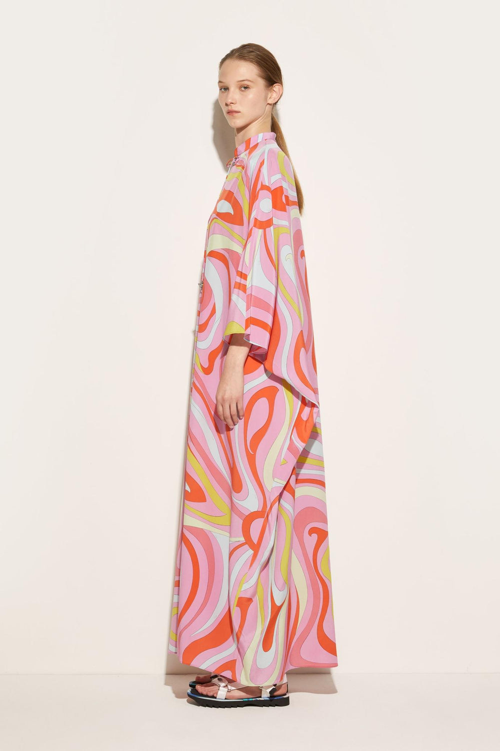 PUCCI Kaftans | Women Marmo-Print Silk Kaftan