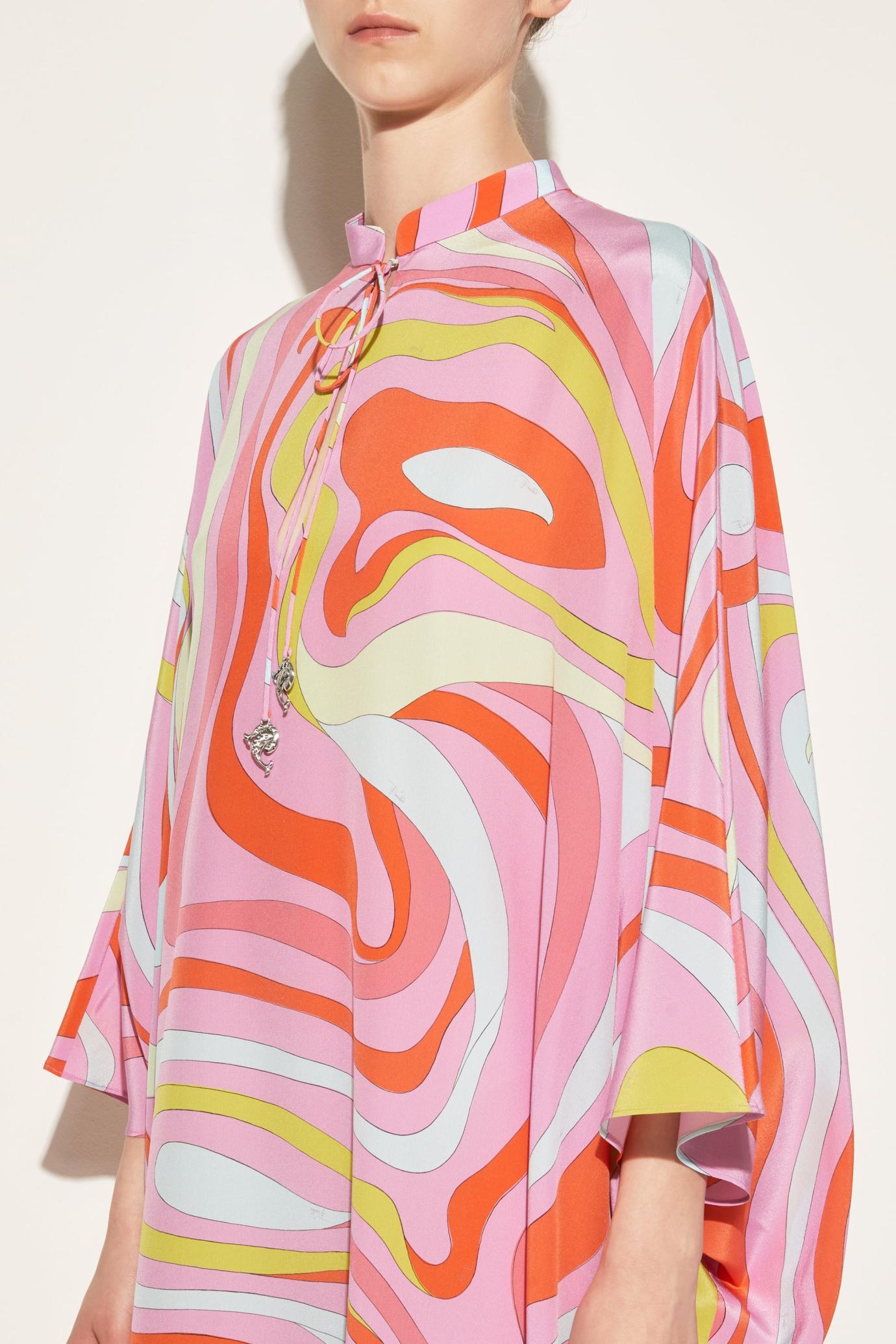 PUCCI Kaftans | Women Marmo-Print Silk Kaftan