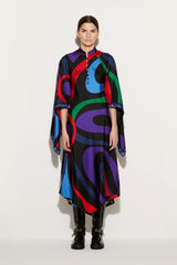 PUCCI Kaftans | Women Marmo-Print Silk-Twill Kaftan