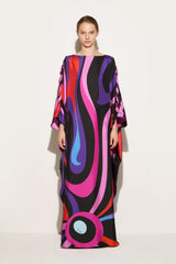PUCCI Kaftans | Women Marmo-Print Silk-Twill Kaftan