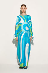 PUCCI Kaftans | Women Marmo-Print Silk-Twill Kaftan