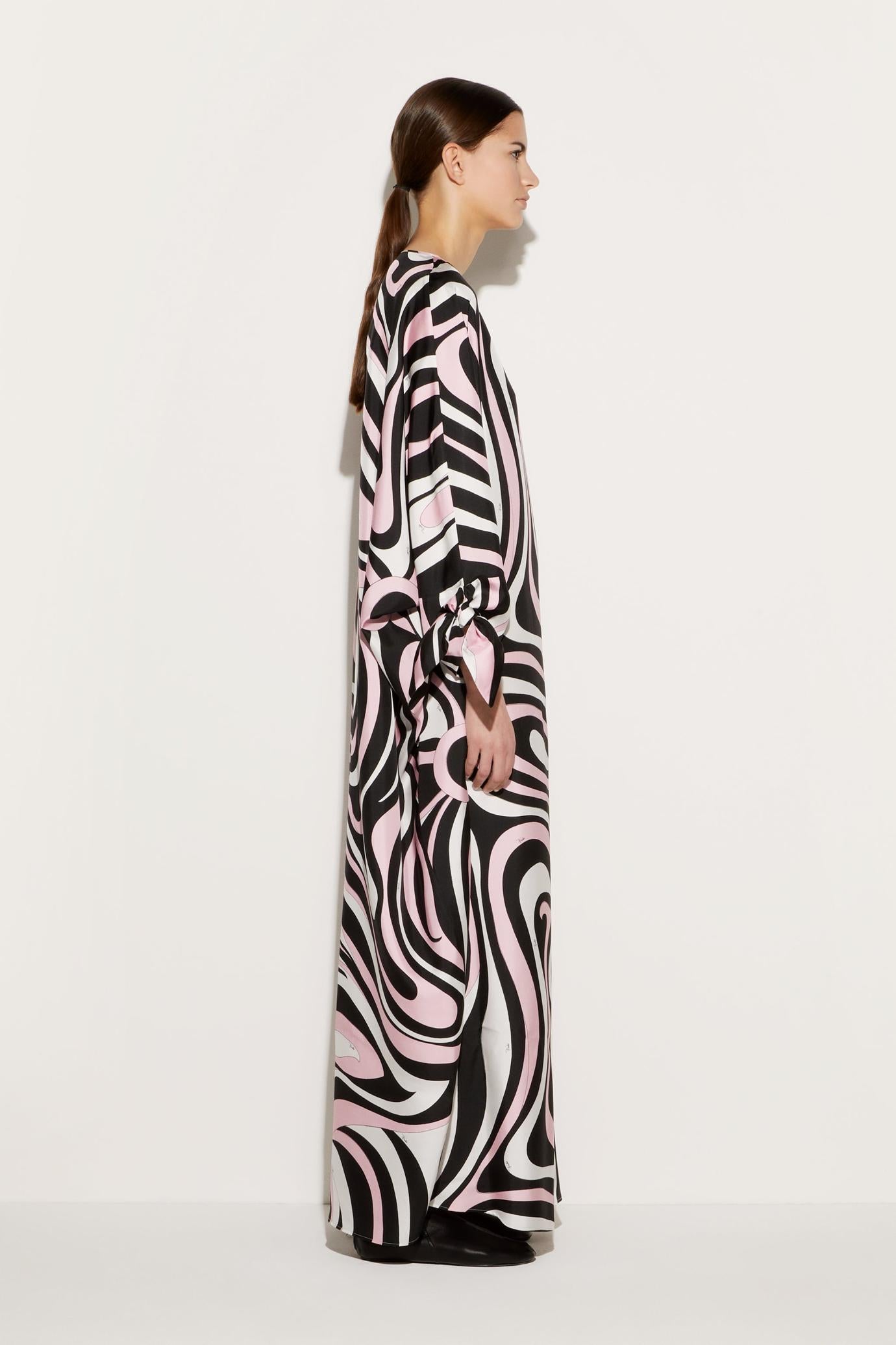 PUCCI Kaftans | Women Marmo-Print Silk-Twill Kaftan