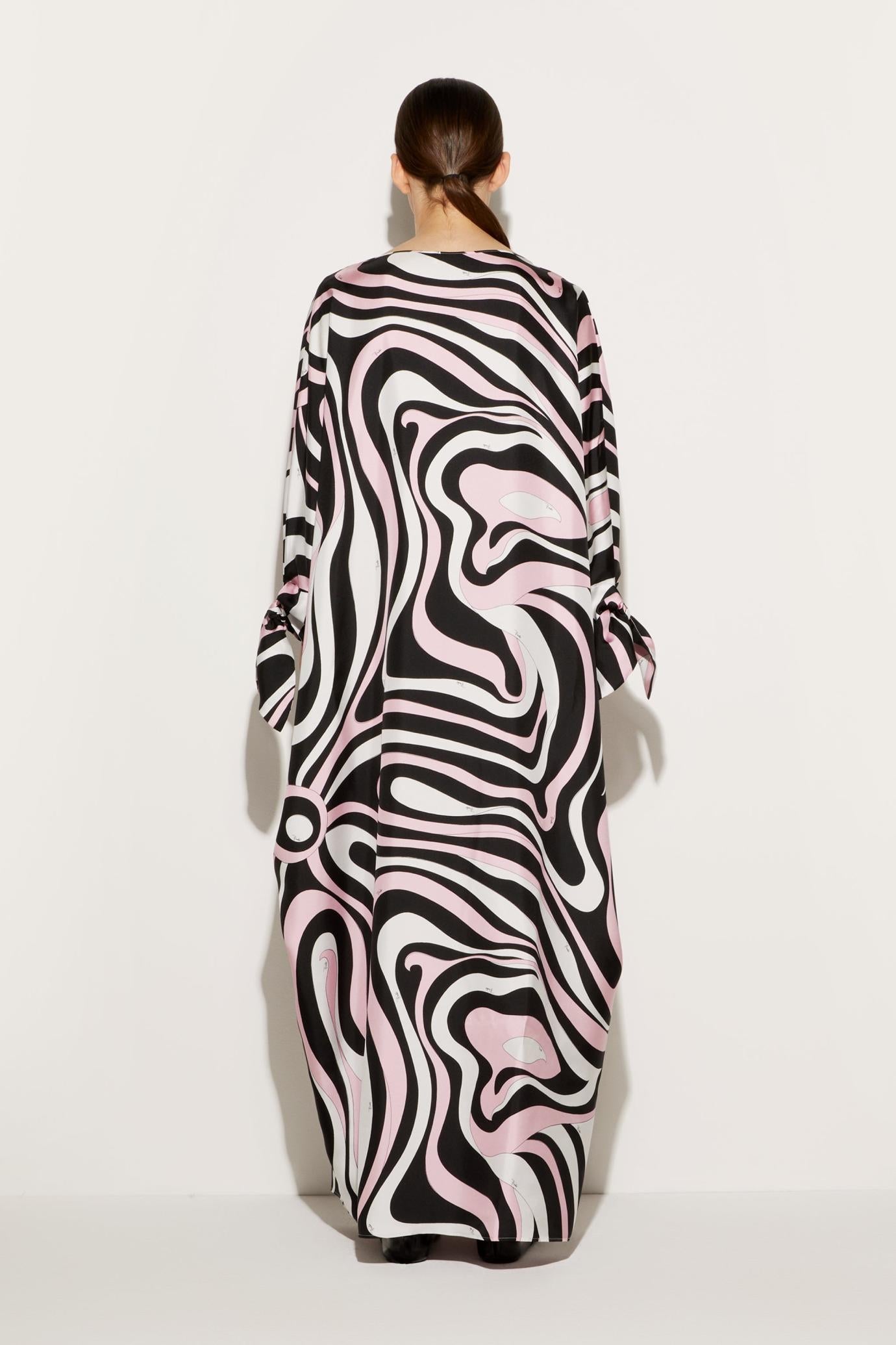 PUCCI Kaftans | Women Marmo-Print Silk-Twill Kaftan