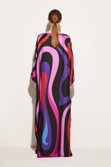 PUCCI Kaftans | Women Marmo-Print Silk-Twill Kaftan
