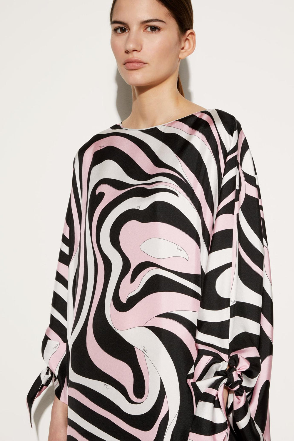 PUCCI Kaftans | Women Marmo-Print Silk-Twill Kaftan