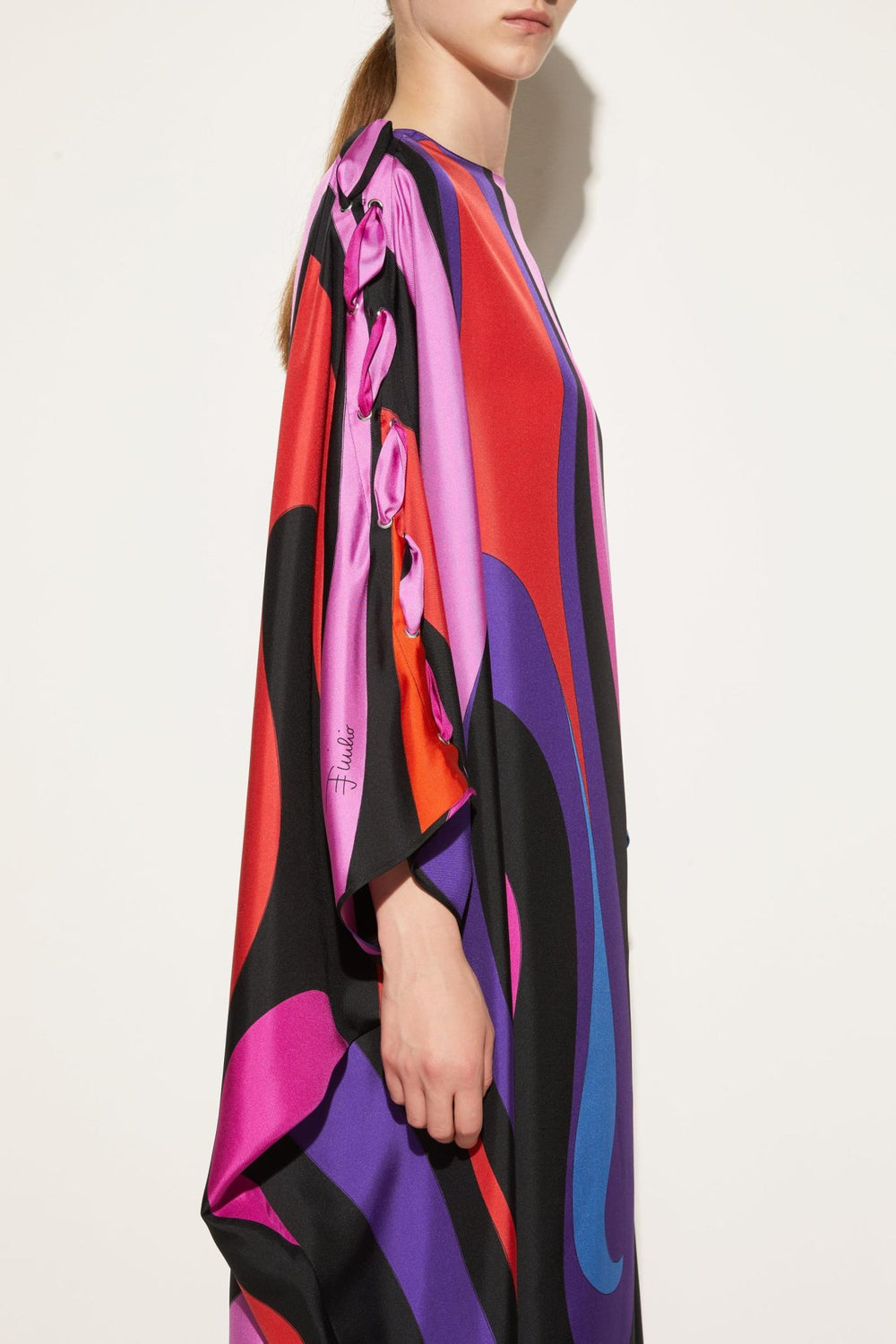 PUCCI Kaftans | Women Marmo-Print Silk-Twill Kaftan