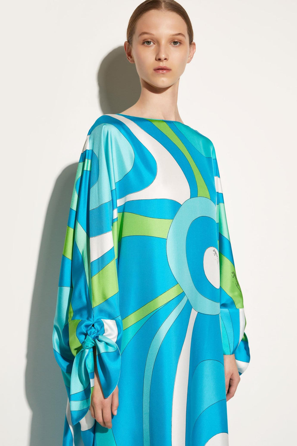 PUCCI Kaftans | Women Marmo-Print Silk-Twill Kaftan