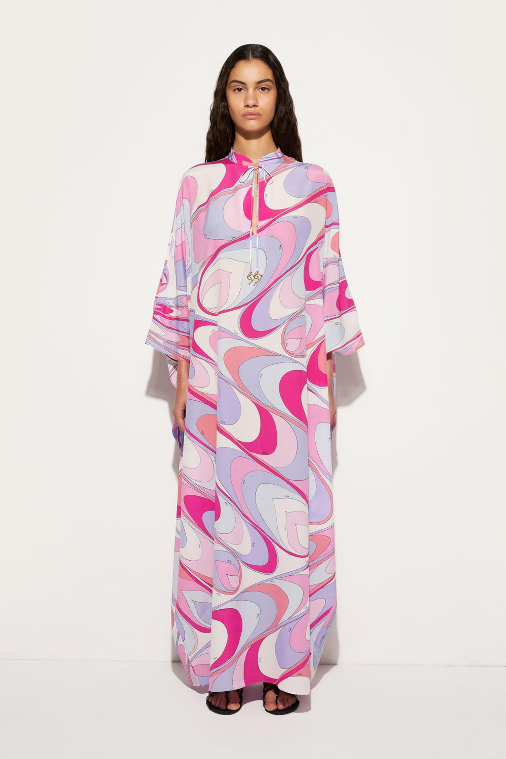 PUCCI Kaftans | Women Onde-Print Silk Kaftan