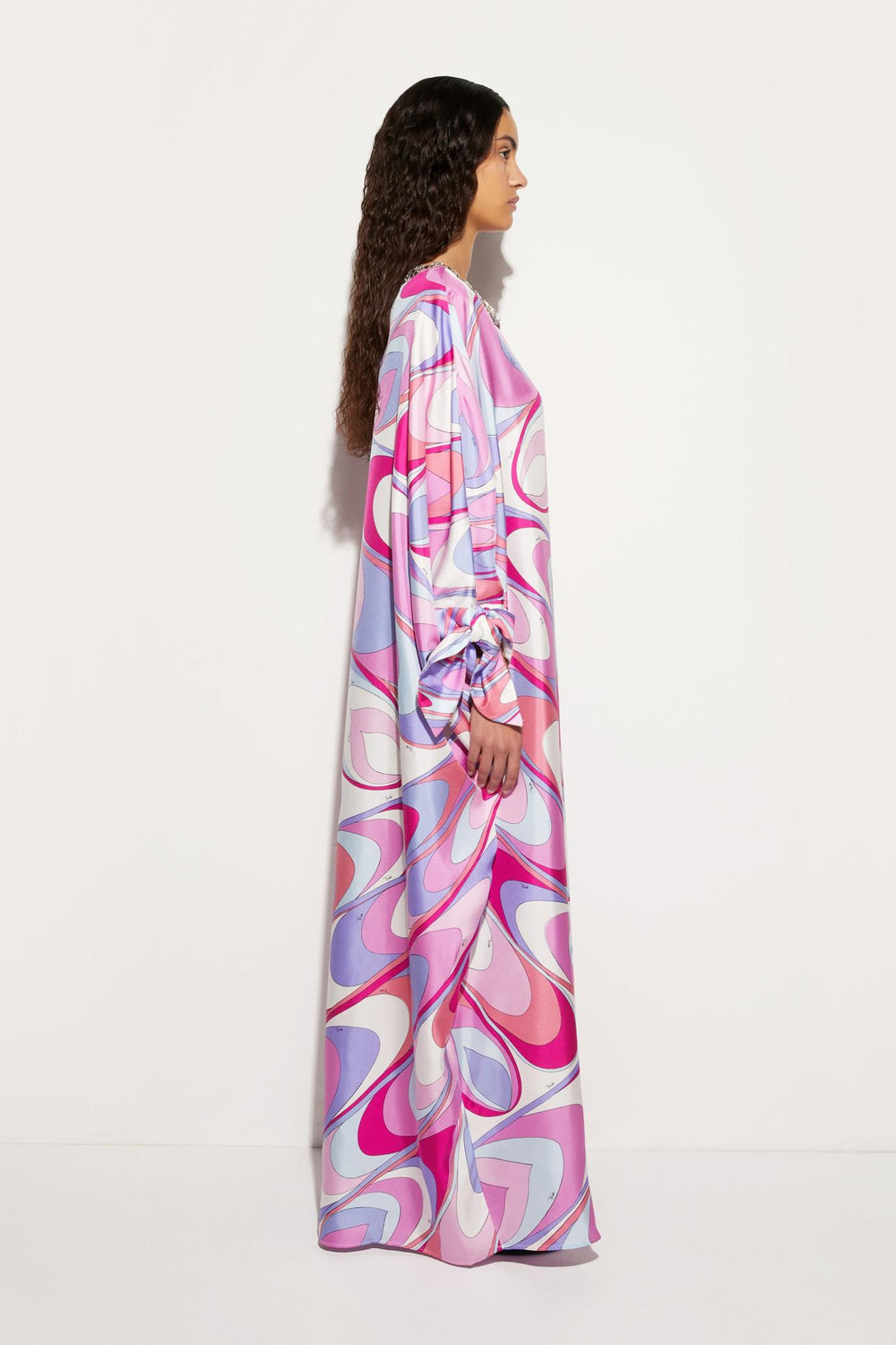 PUCCI Kaftans | Women Onde-Print Silk Kaftan