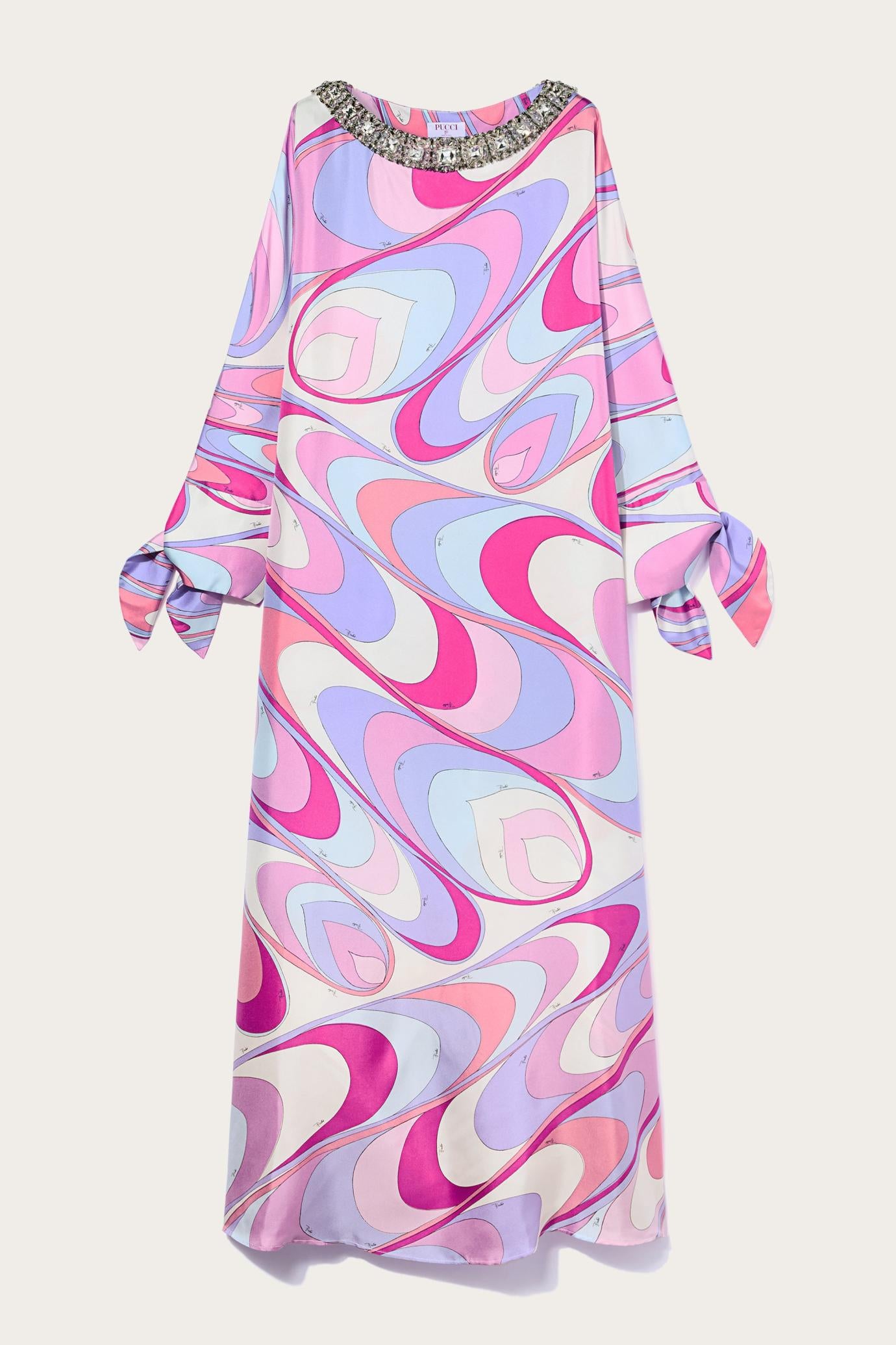 PUCCI Kaftans | Women Onde-Print Silk Kaftan