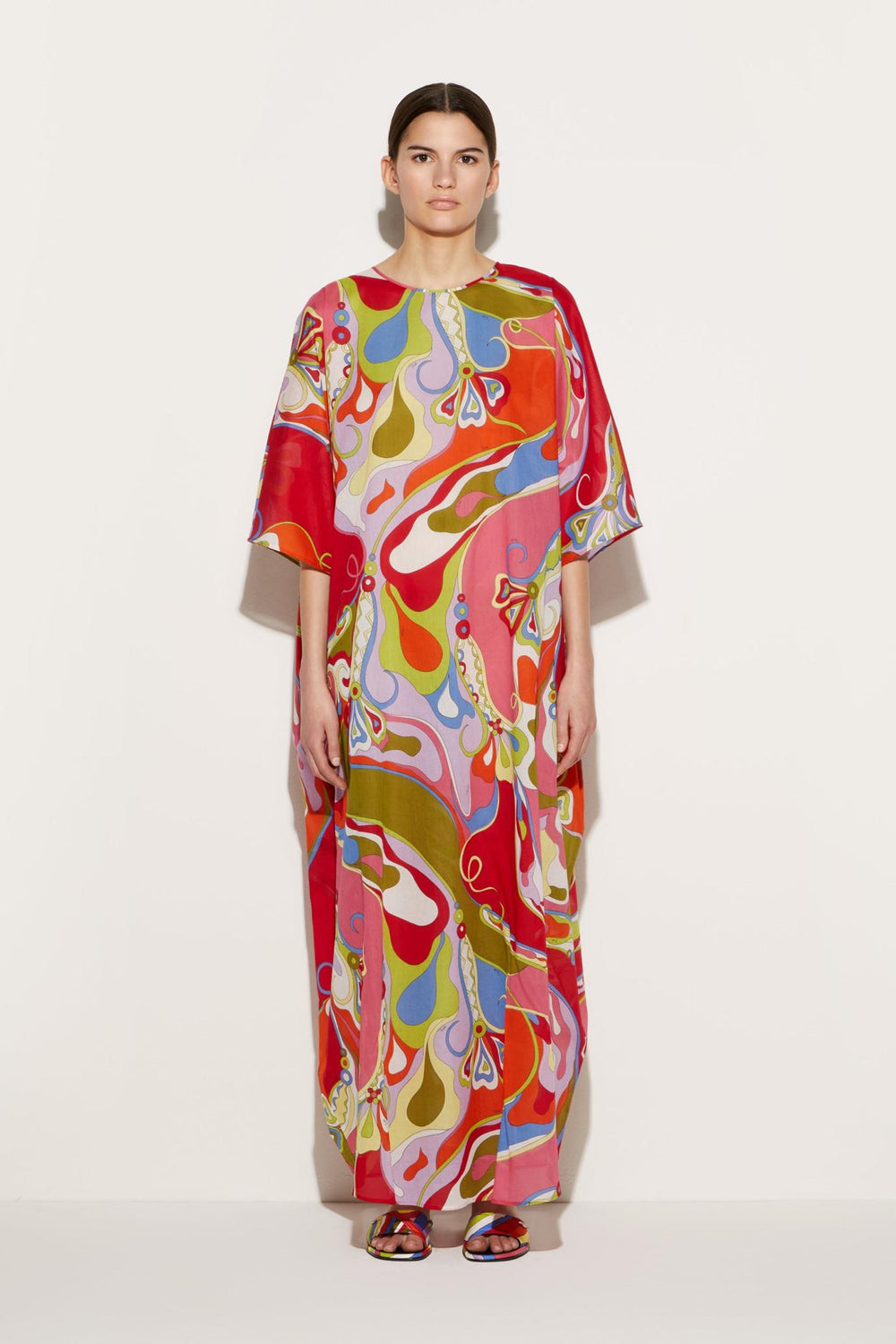 PUCCI Kaftans | Women Orchidee-Print Cotton Kaftan
