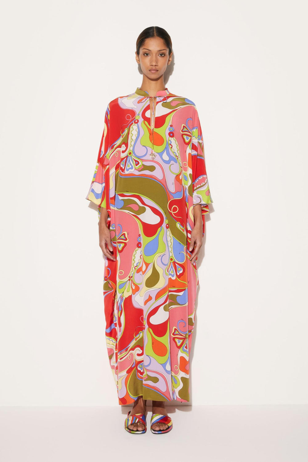 PUCCI Kaftans | Women Orchidee-Print Silk Kaftan