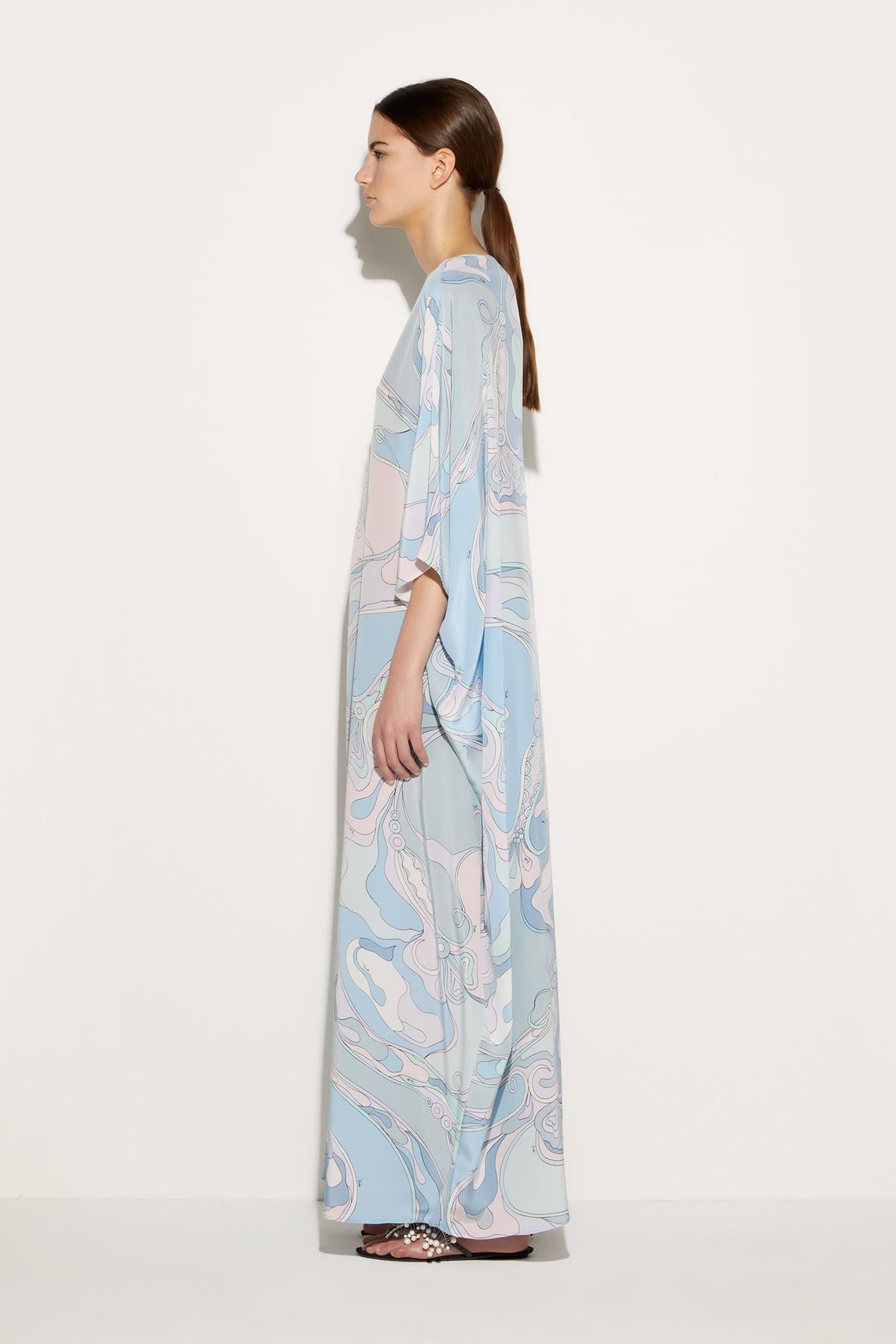 PUCCI Kaftans | Women Orchidee-Print Silk Kaftan