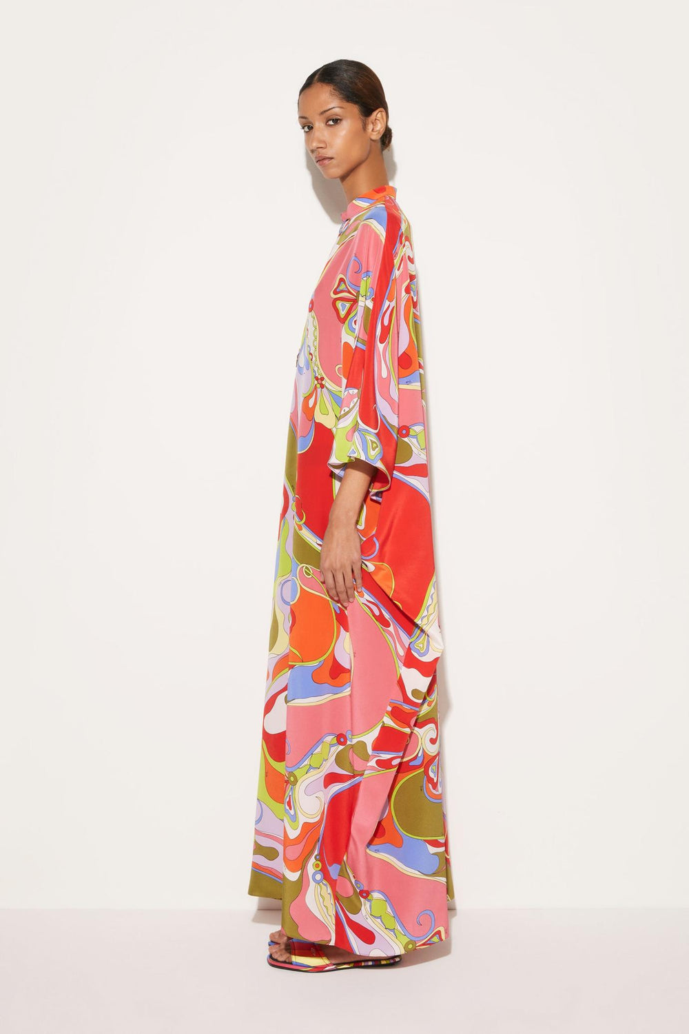 PUCCI Kaftans | Women Orchidee-Print Silk Kaftan