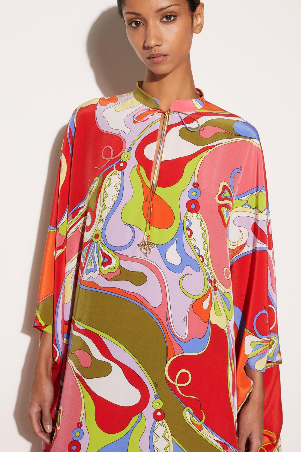 PUCCI Kaftans | Women Orchidee-Print Silk Kaftan