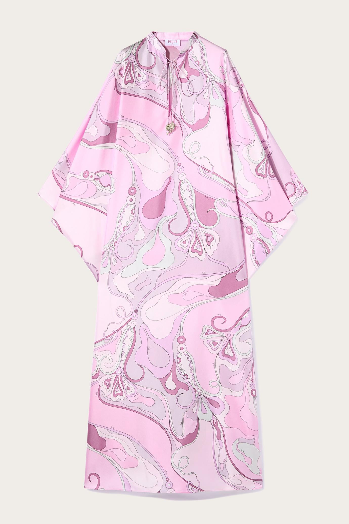 PUCCI Kaftans | Women Orchidee-Print Silk-Twill Kaftan