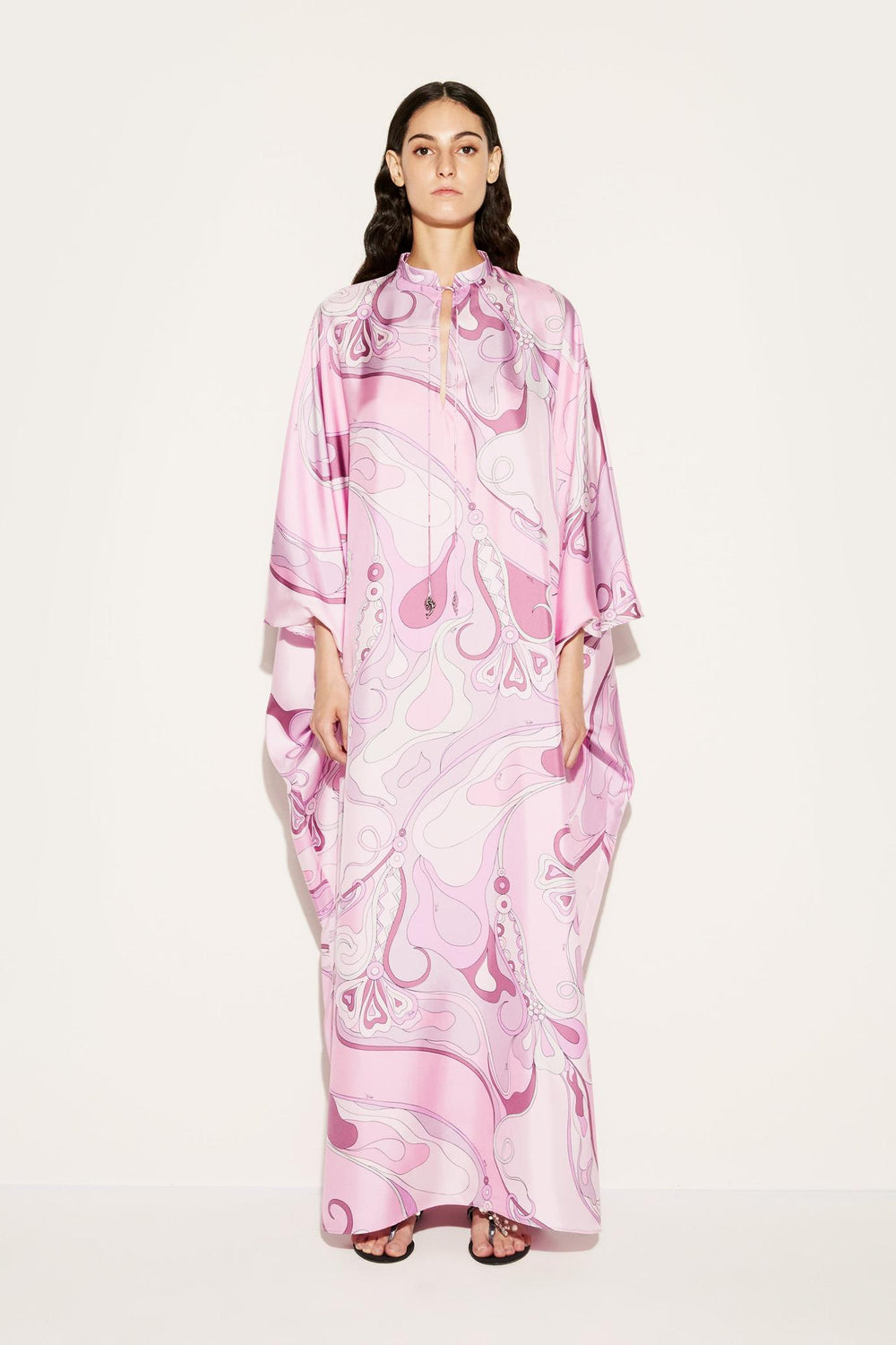 PUCCI Kaftans | Women Orchidee-Print Silk-Twill Kaftan