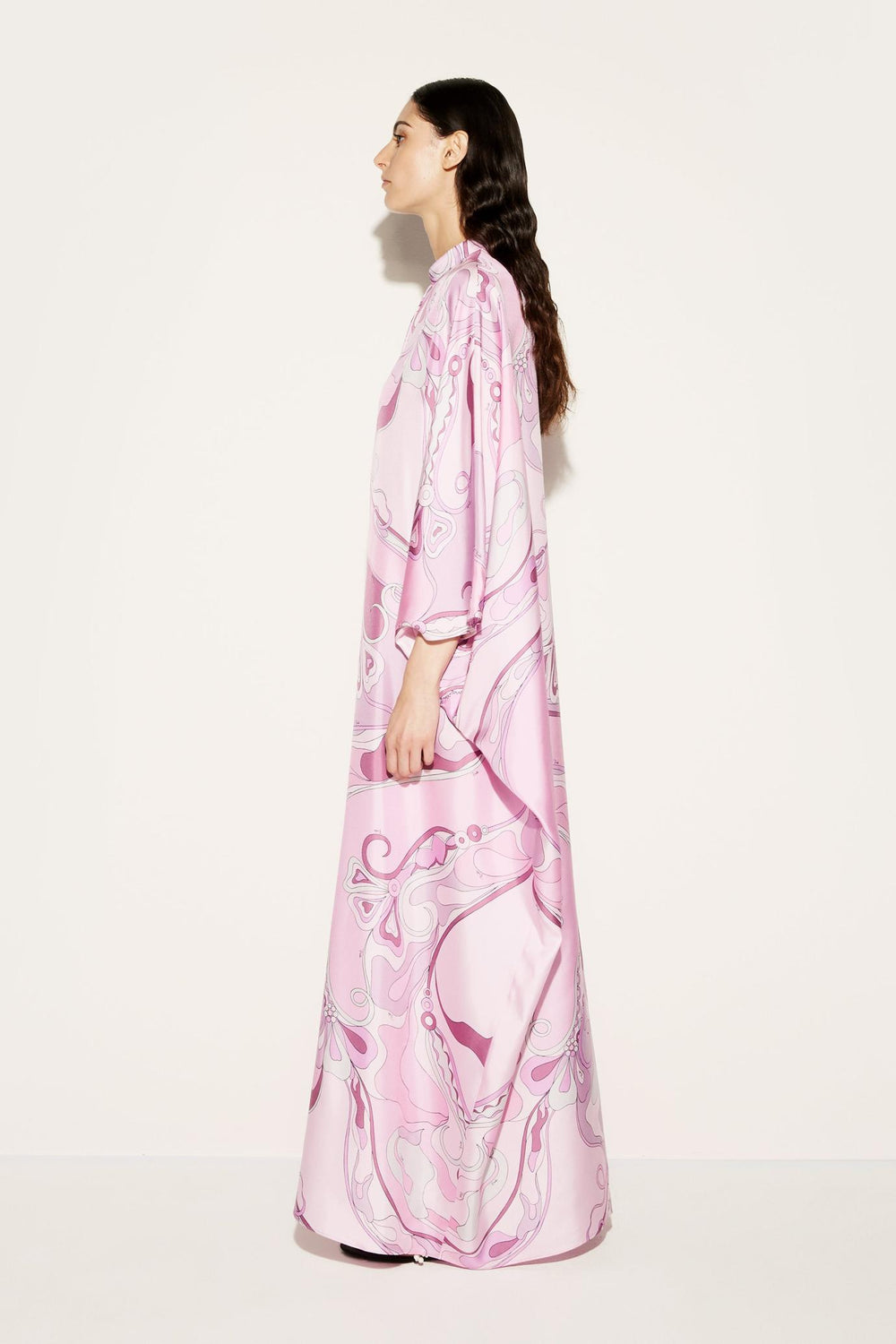 PUCCI Kaftans | Women Orchidee-Print Silk-Twill Kaftan