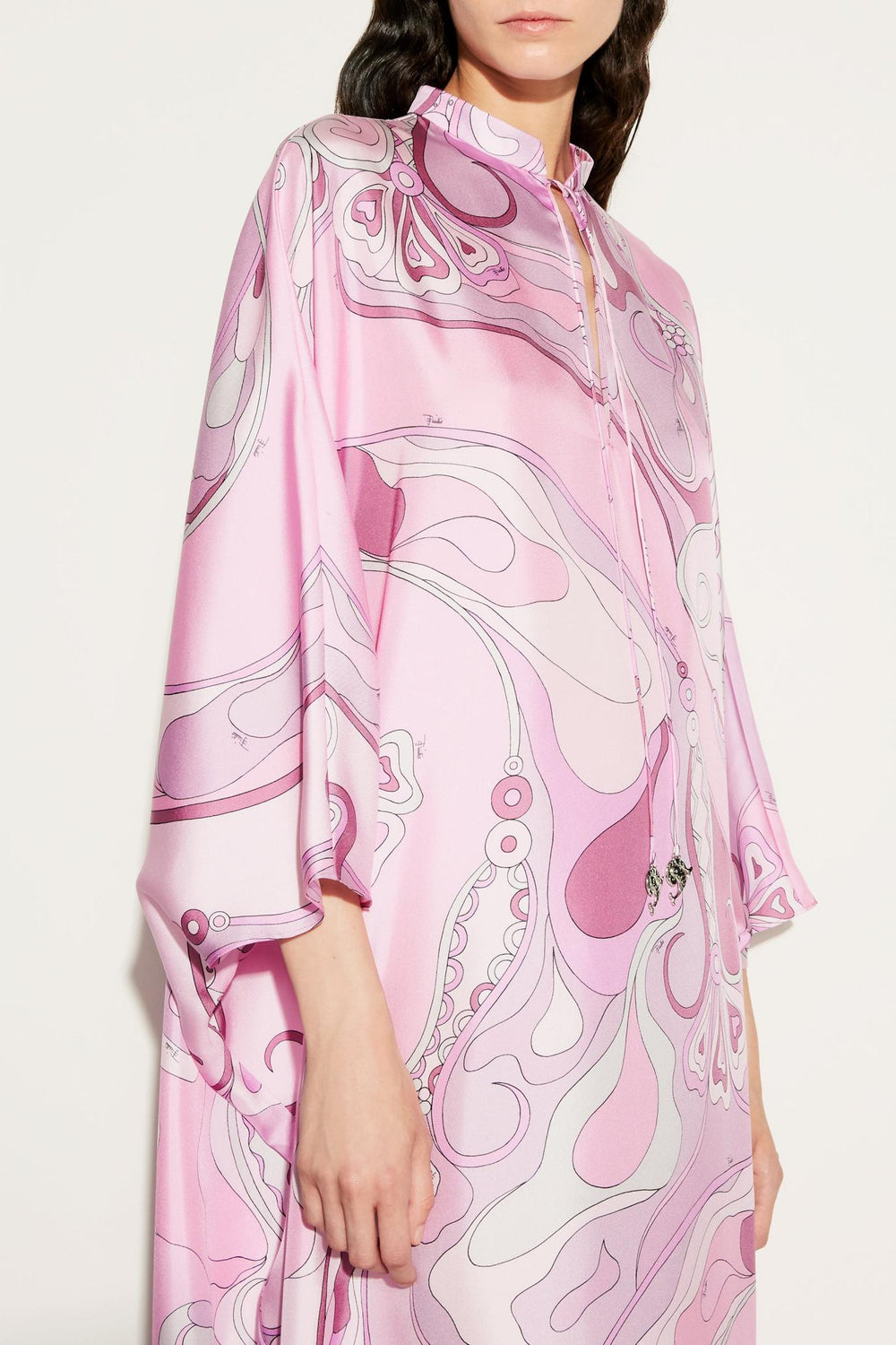 PUCCI Kaftans | Women Orchidee-Print Silk-Twill Kaftan
